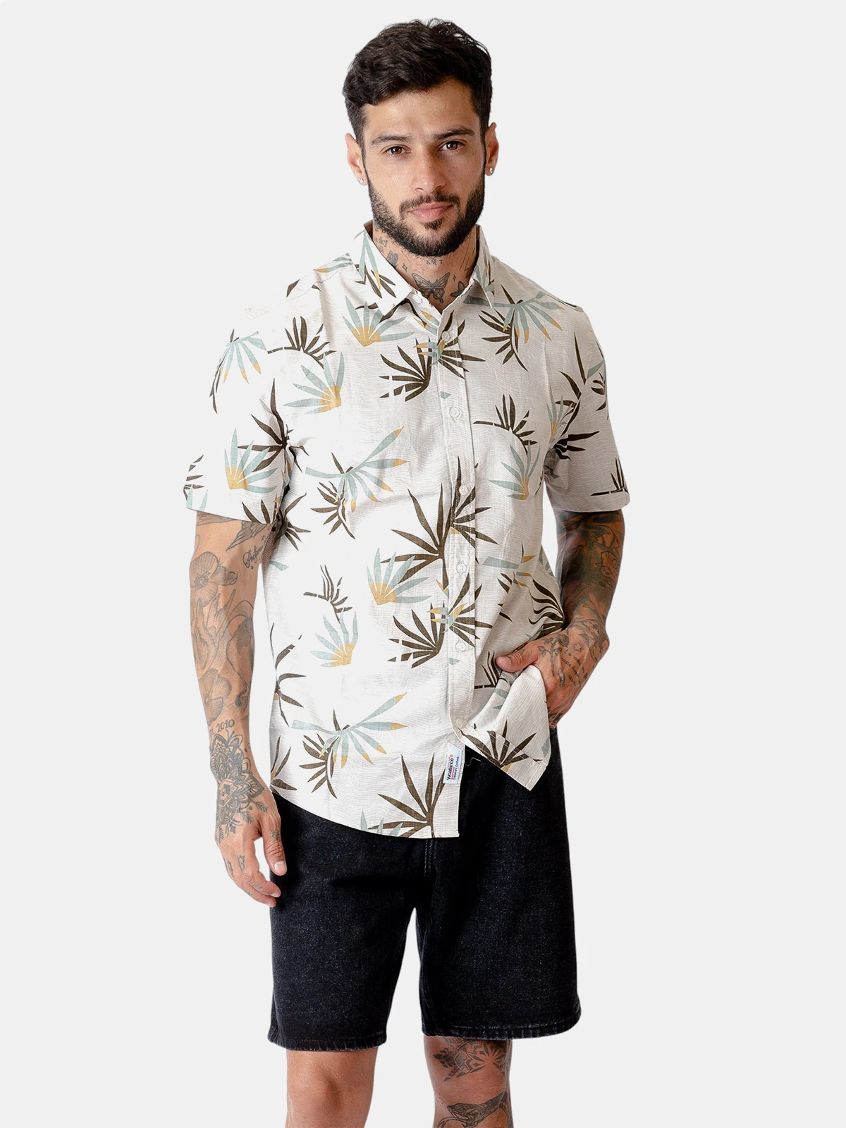CAMISA MANGA CORTA HOMBRE WOALLANCE POLONIA - 3