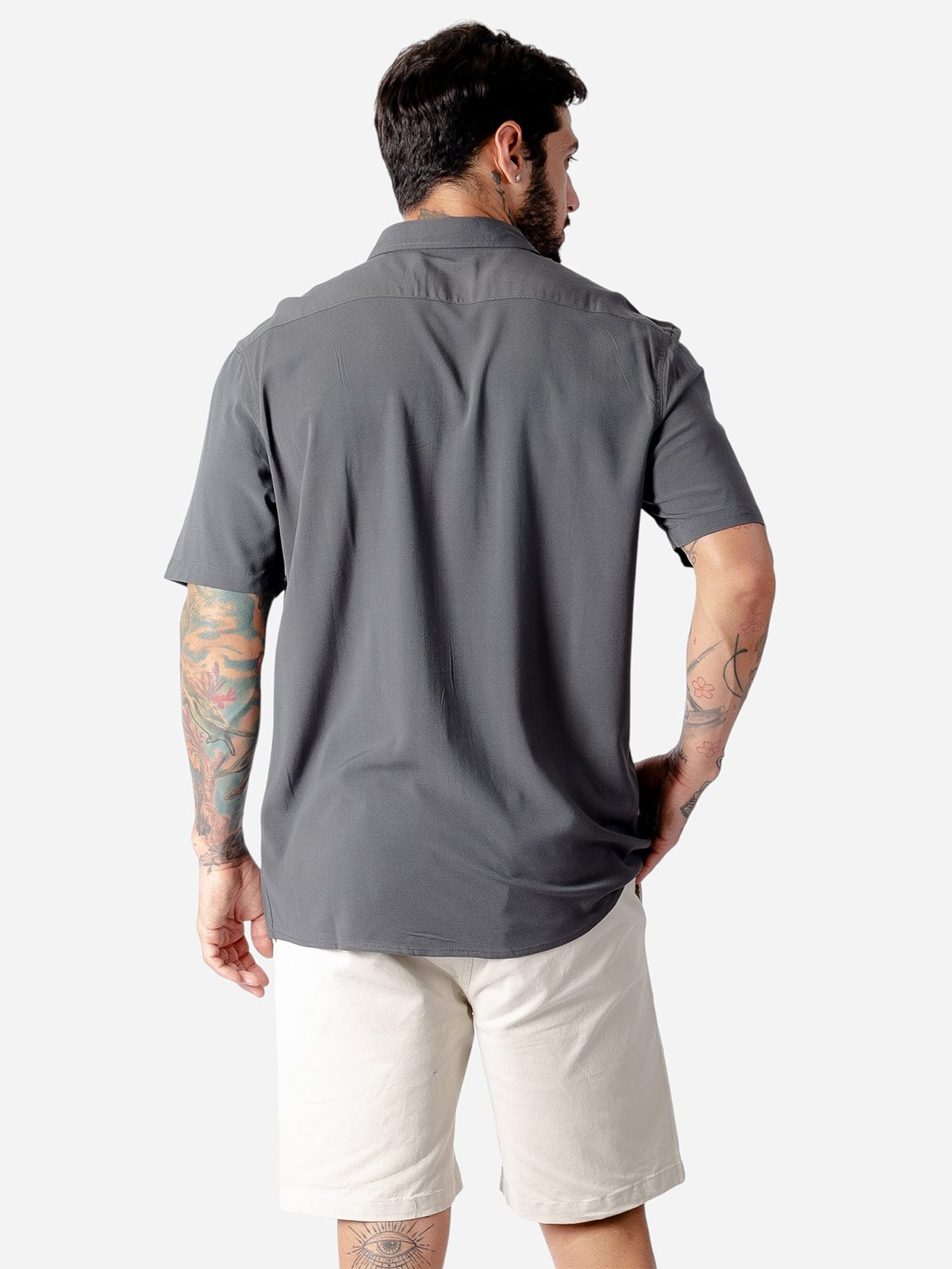 CAMISA MANGA CORTA ALGODÓN HOMBRE BLACKOUT - 2