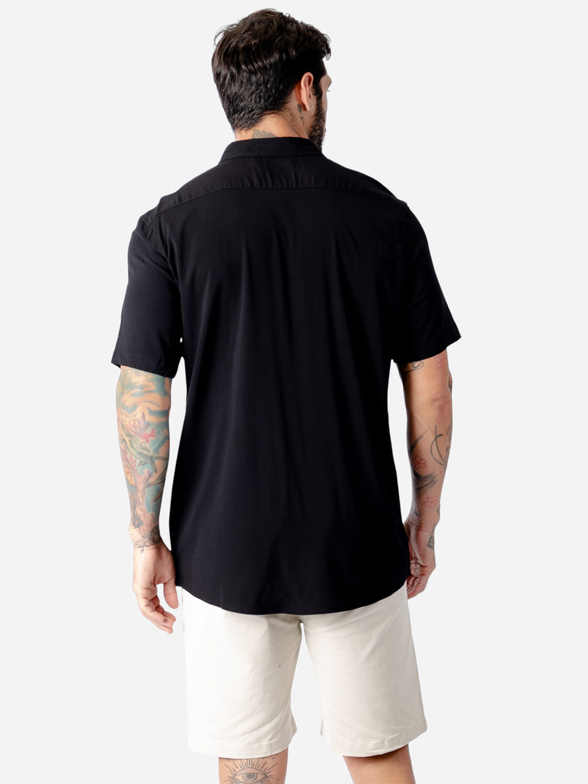 CAMISA MANGA CORTA ALGODÓN HOMBRE BLACKOUT - 2