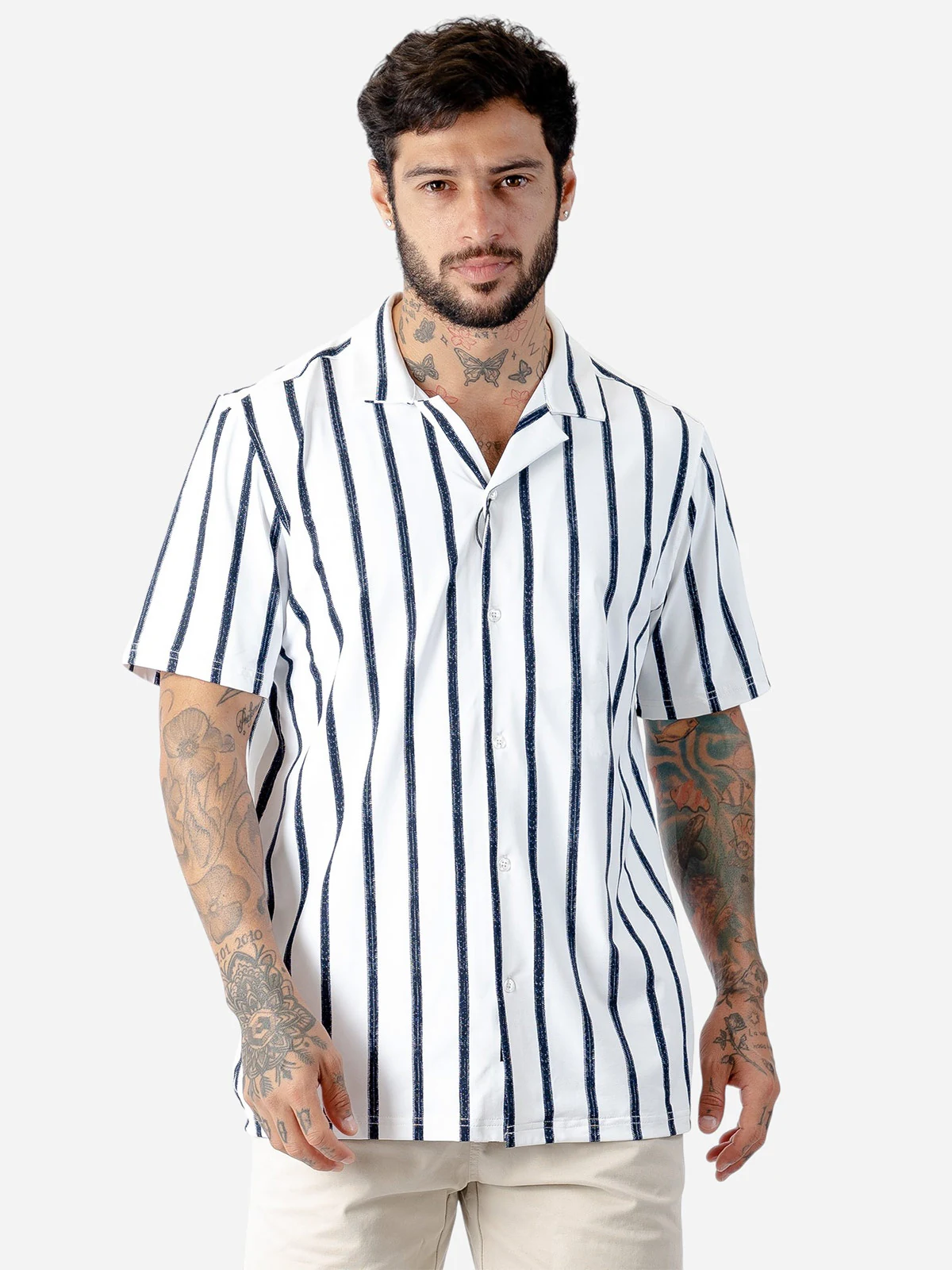 CAMISA MANGA CORTA ALGODÓN HOMBRE BLACKOUT - 1