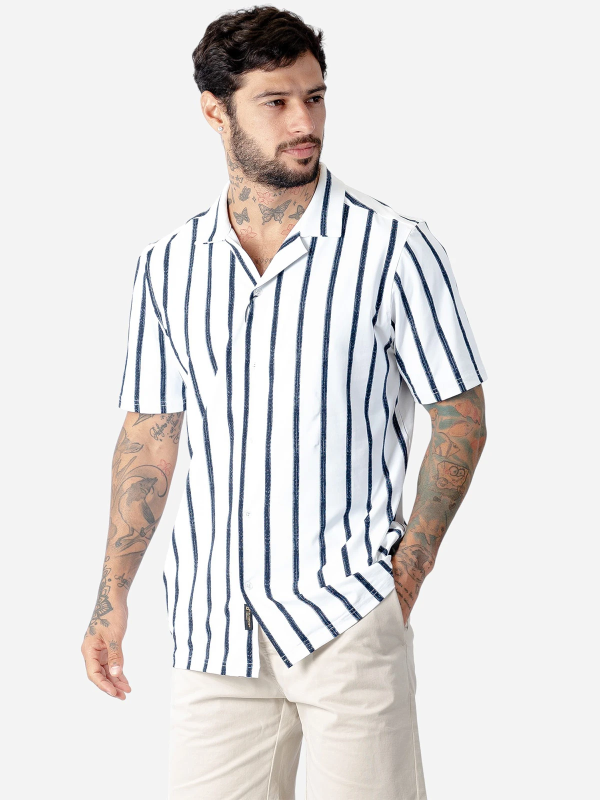CAMISA MANGA CORTA ALGODÓN HOMBRE BLACKOUT - 3