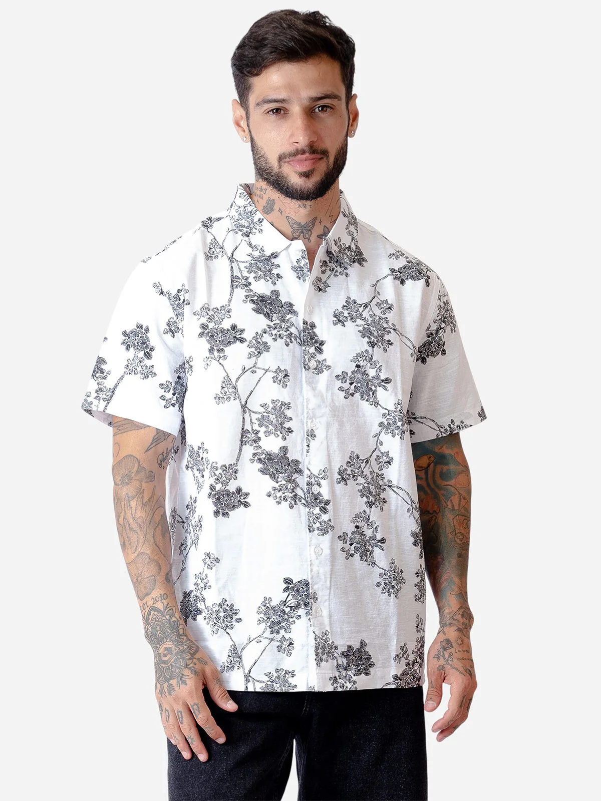 CAMISA MANGA CORTA ALGODÓN HOMBRE BLACKOUT - 1