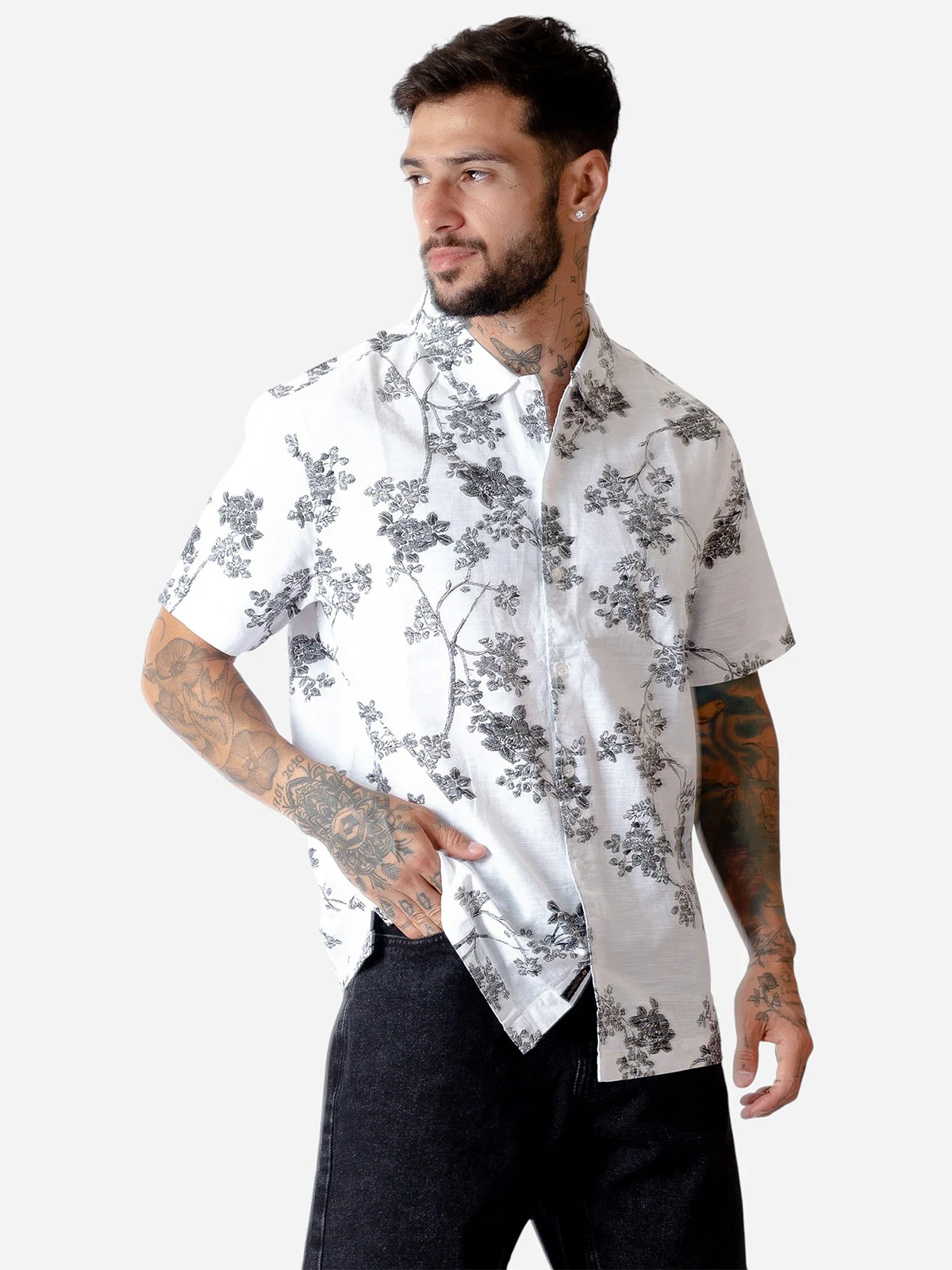 CAMISA MANGA CORTA ALGODÓN HOMBRE BLACKOUT - 3