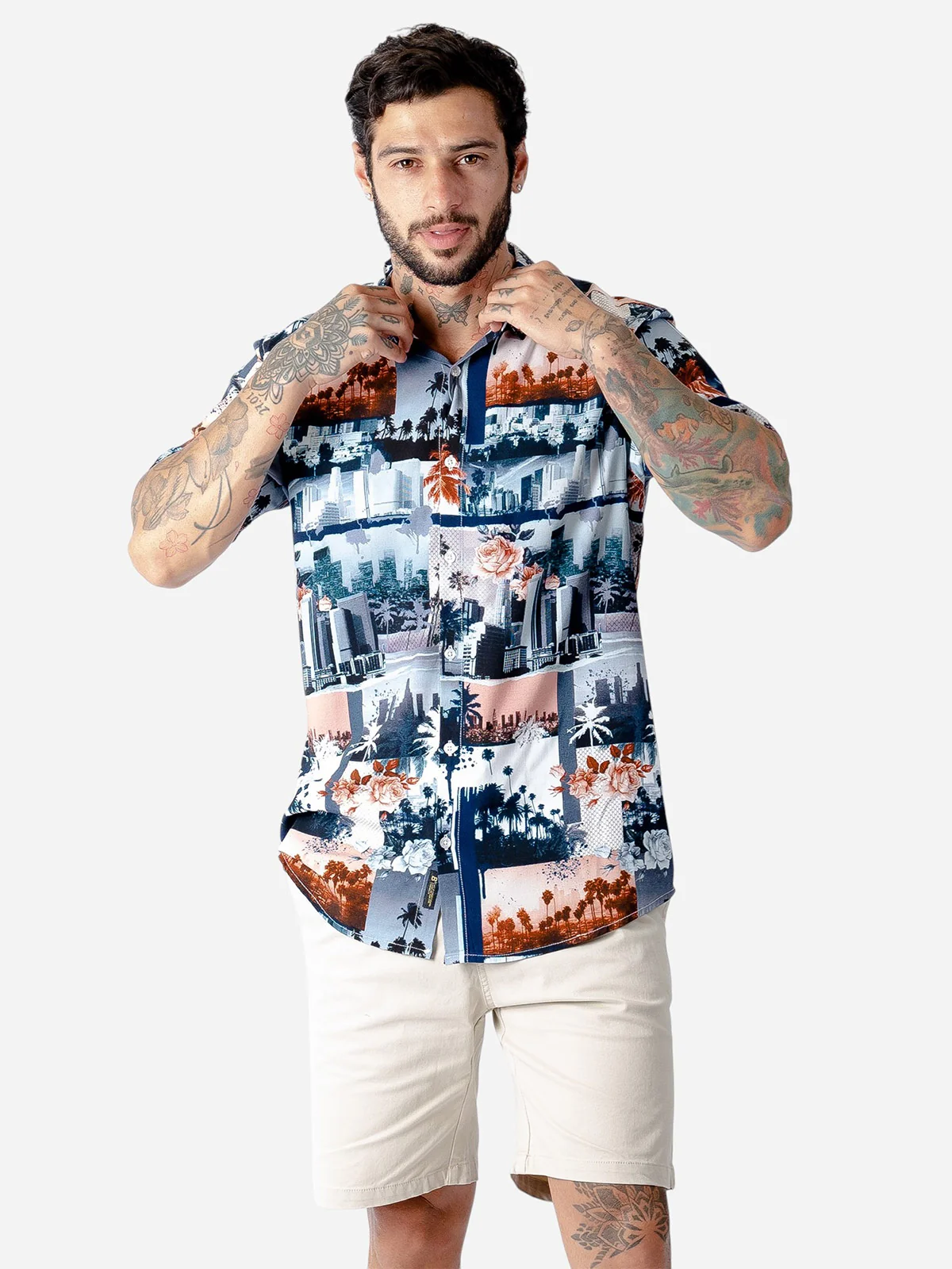 CAMISA MANGA CORTA ALGODÓN HOMBRE BLACKOUT - 3