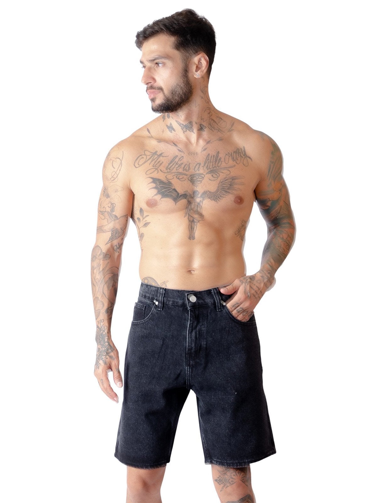 SHORT ALGODÓN REGULAR HOMBRE BLACKOUT - 1