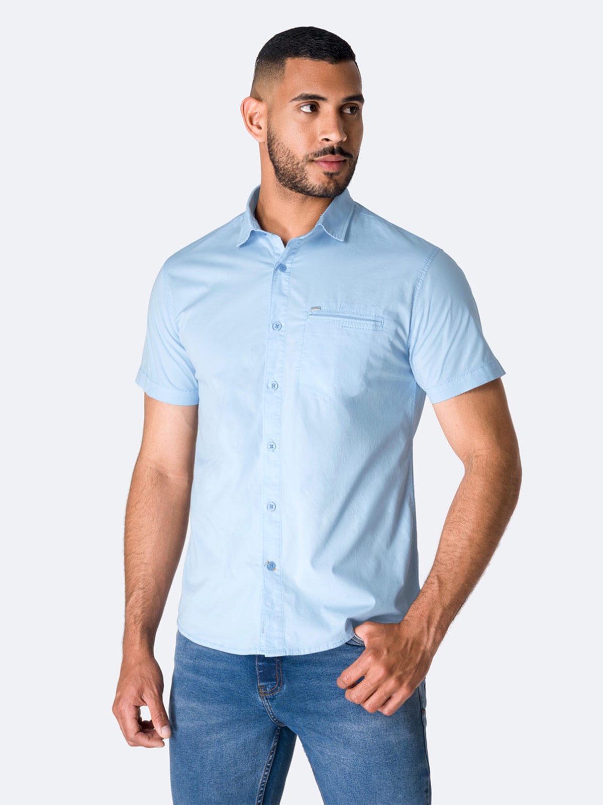 CAMISA MANGA CORTA HOMBRE PIONIER PATRICIOH - 1