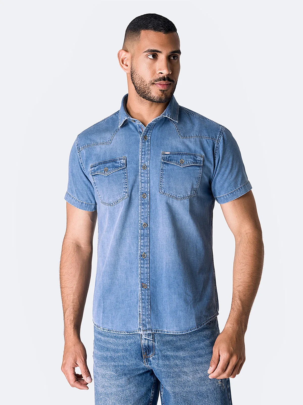CAMISA MANGA CORTA HOMBRE PIONIER AHLIN - 1