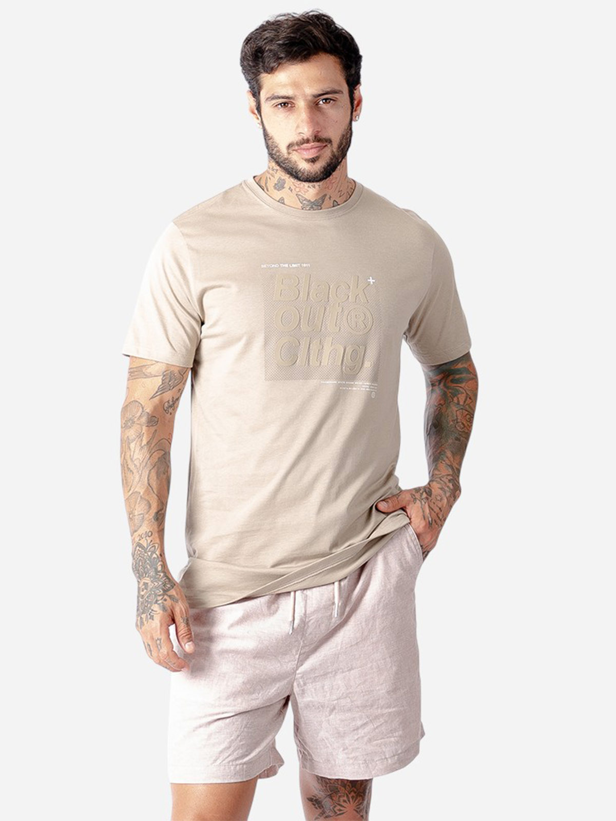 POLO MANGA CORTA ALGODÓN HOMBRE BLACKOUT - 3