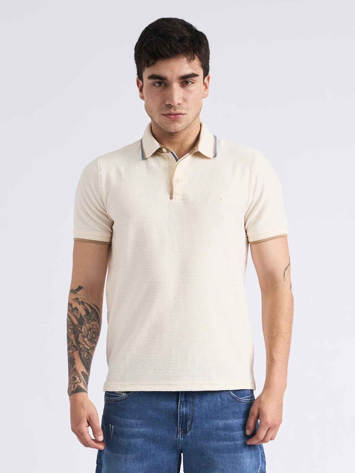 POLO MANGA CORTA ALGODÓN HOMBRE PARADA 111 - 1
