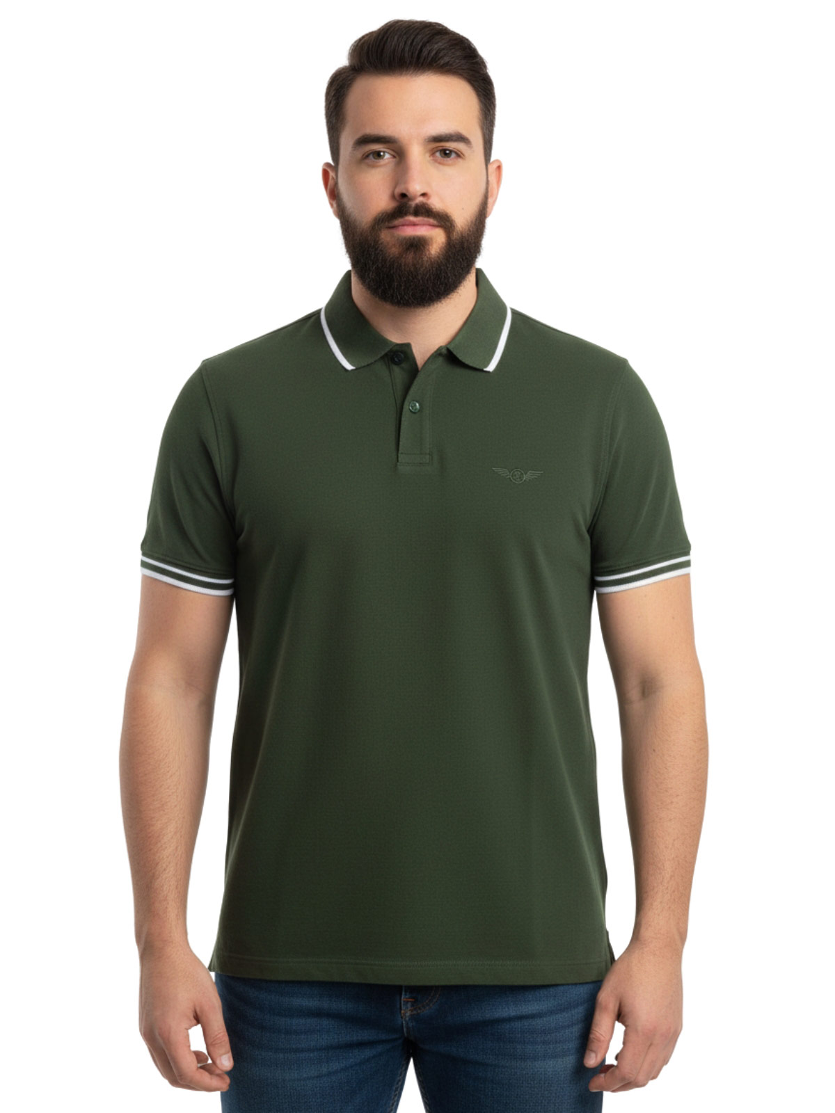 POLO MANGA CORTA ALGODÓN HOMBRE PARADA 112 - 1