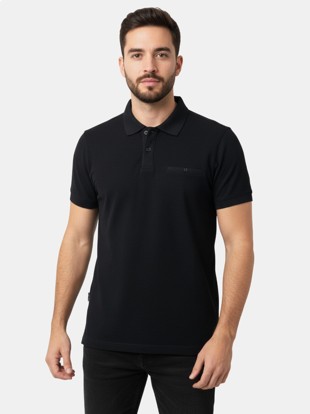 POLO MANGA CORTA ALGODÓN HOMBRE PARADA 114 - 1