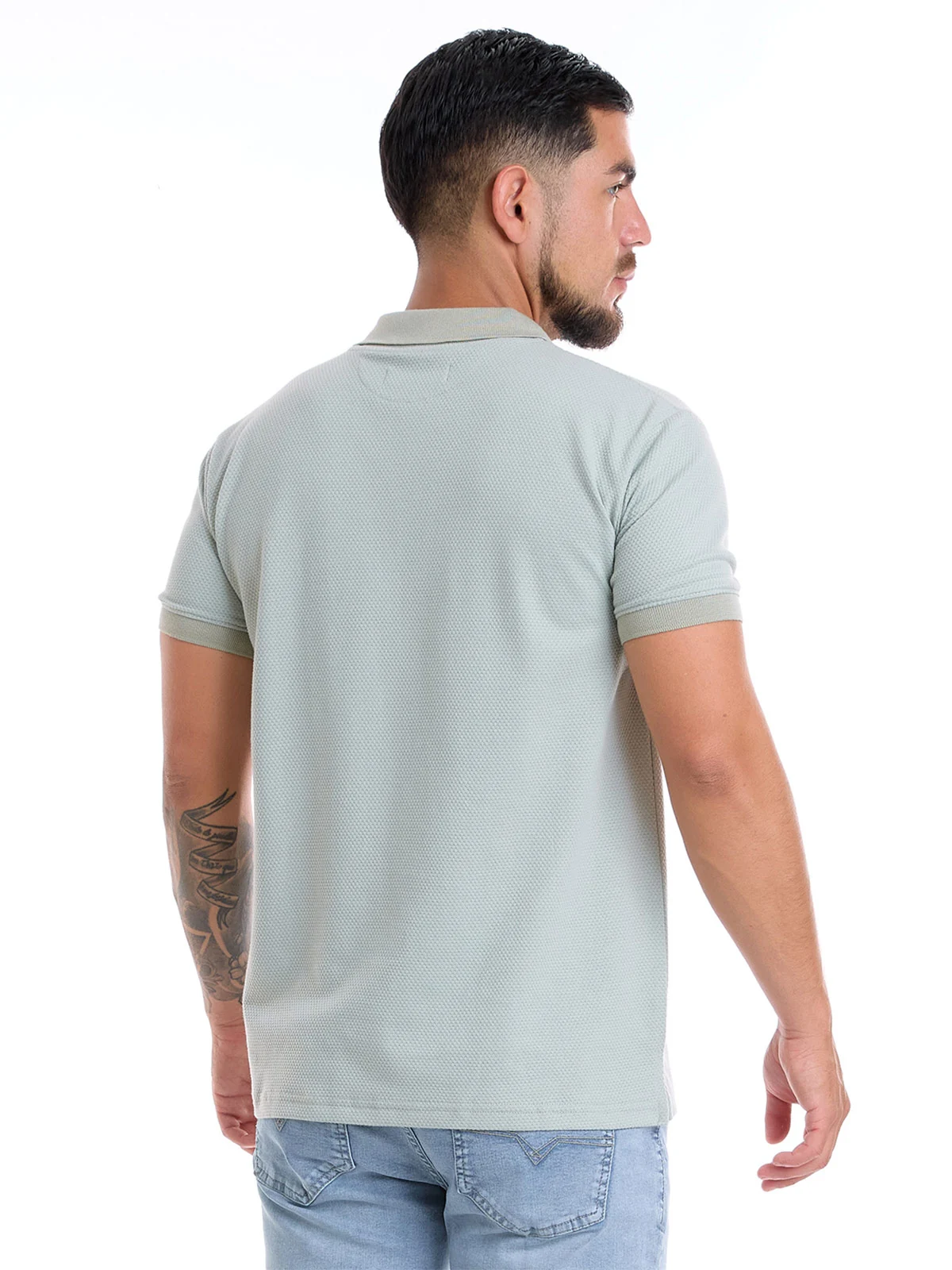 POLO MANGA CORTA ALGODÓN HOMBRE METAL JEANS COSTA - 2