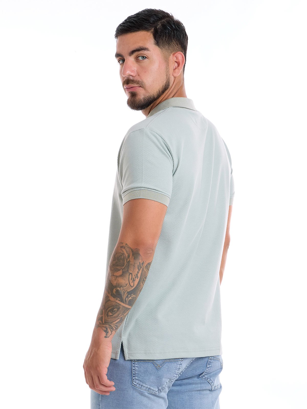 POLO MANGA CORTA ALGODÓN HOMBRE METAL JEANS COSTA - 3