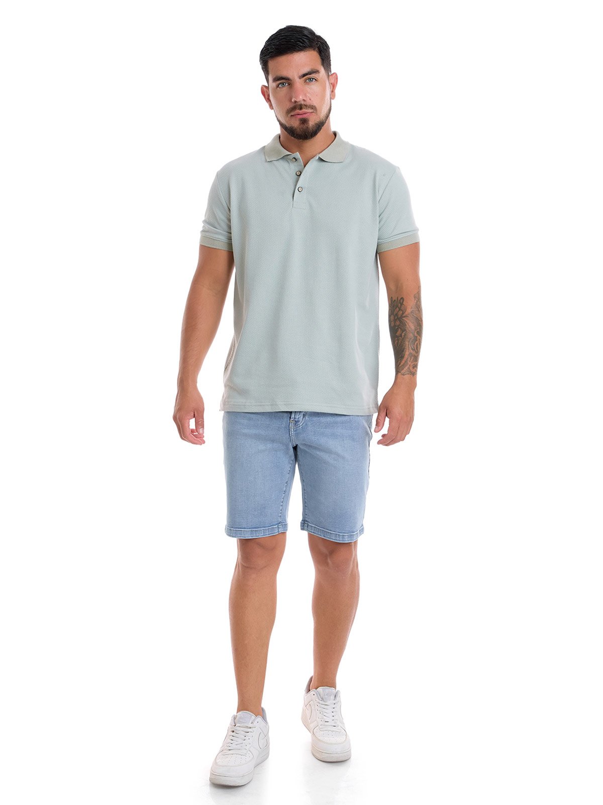 POLO MANGA CORTA ALGODÓN HOMBRE METAL JEANS COSTA - 4