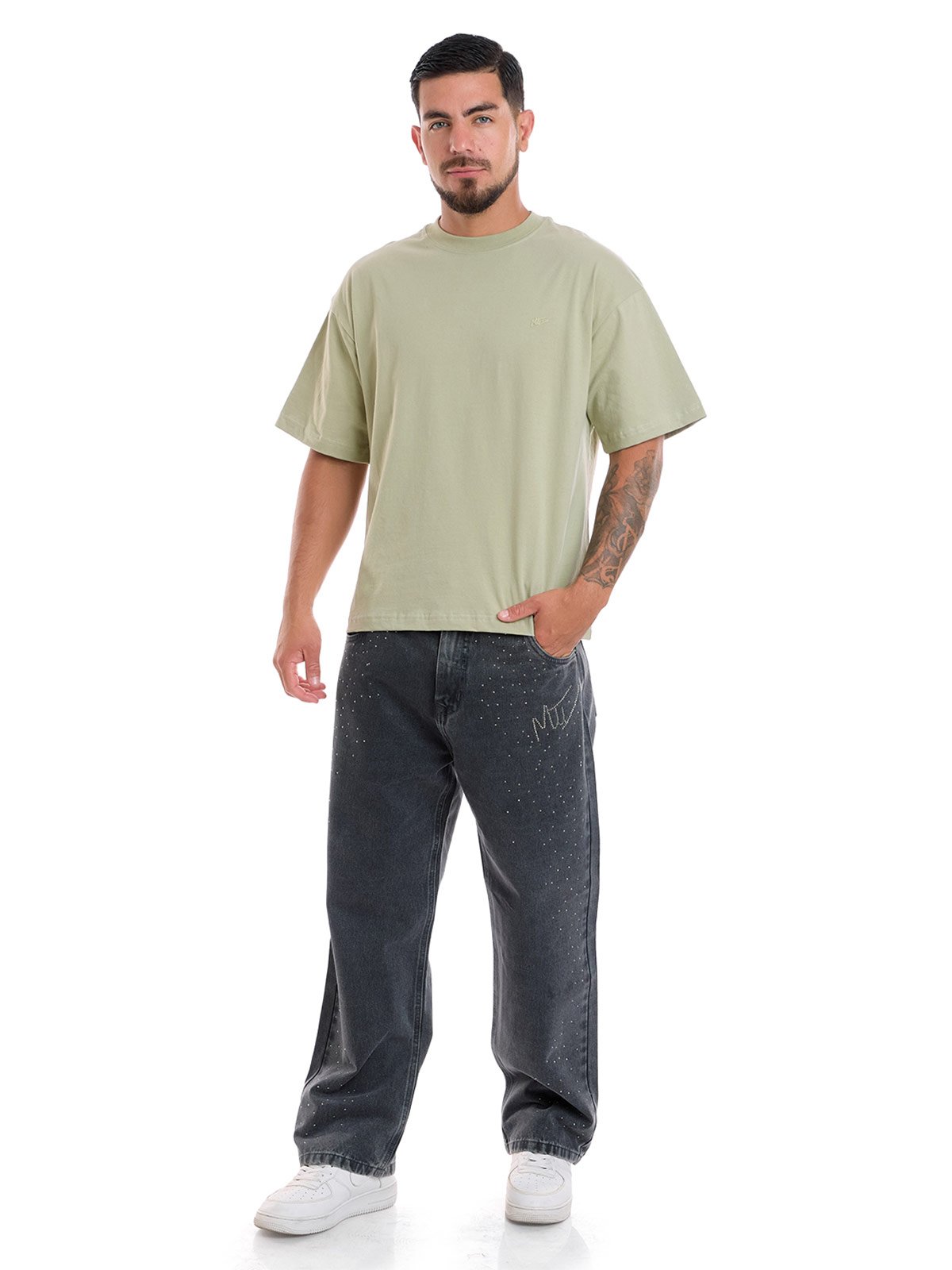 POLO MANGA CORTA BOXY FIT HOMBRE METAL JEANS TEO - 4
