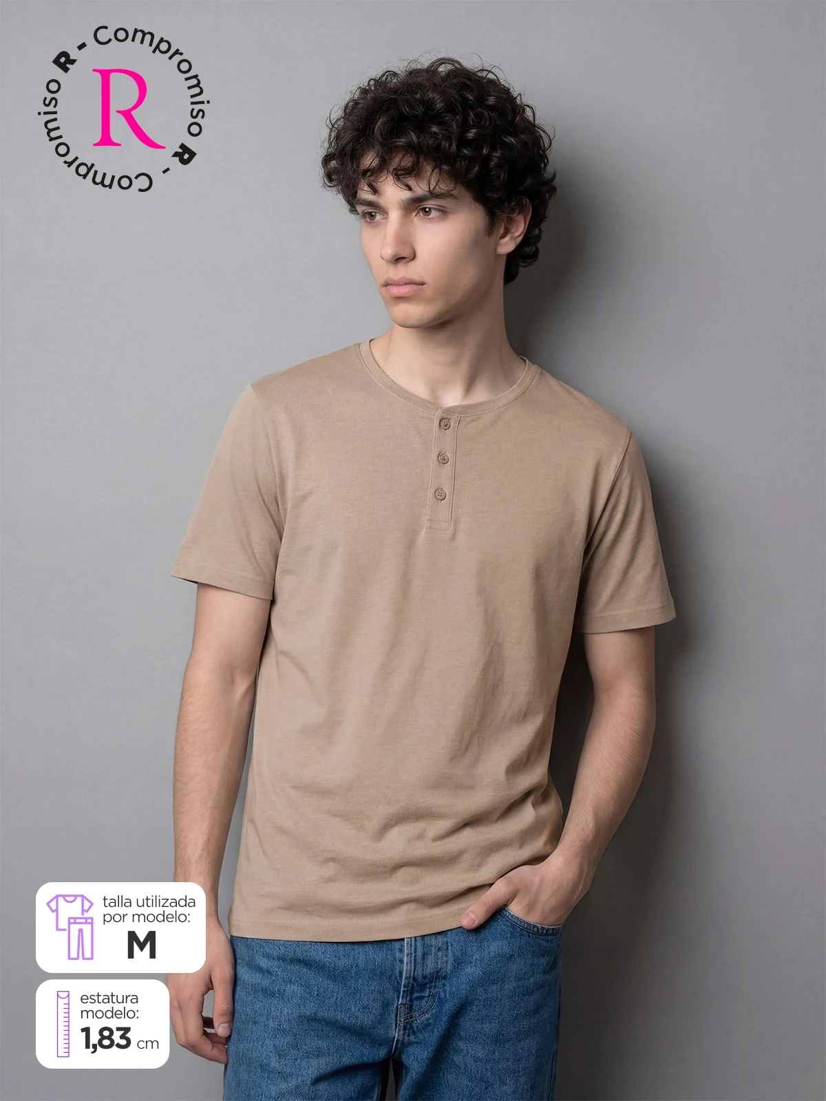 POLO MANGA CORTA ALGODÓN HOMBRE INDEX - 1
