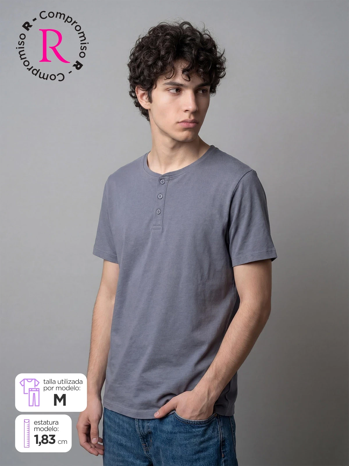 POLO MANGA CORTA ALGODÓN HOMBRE INDEX - 1