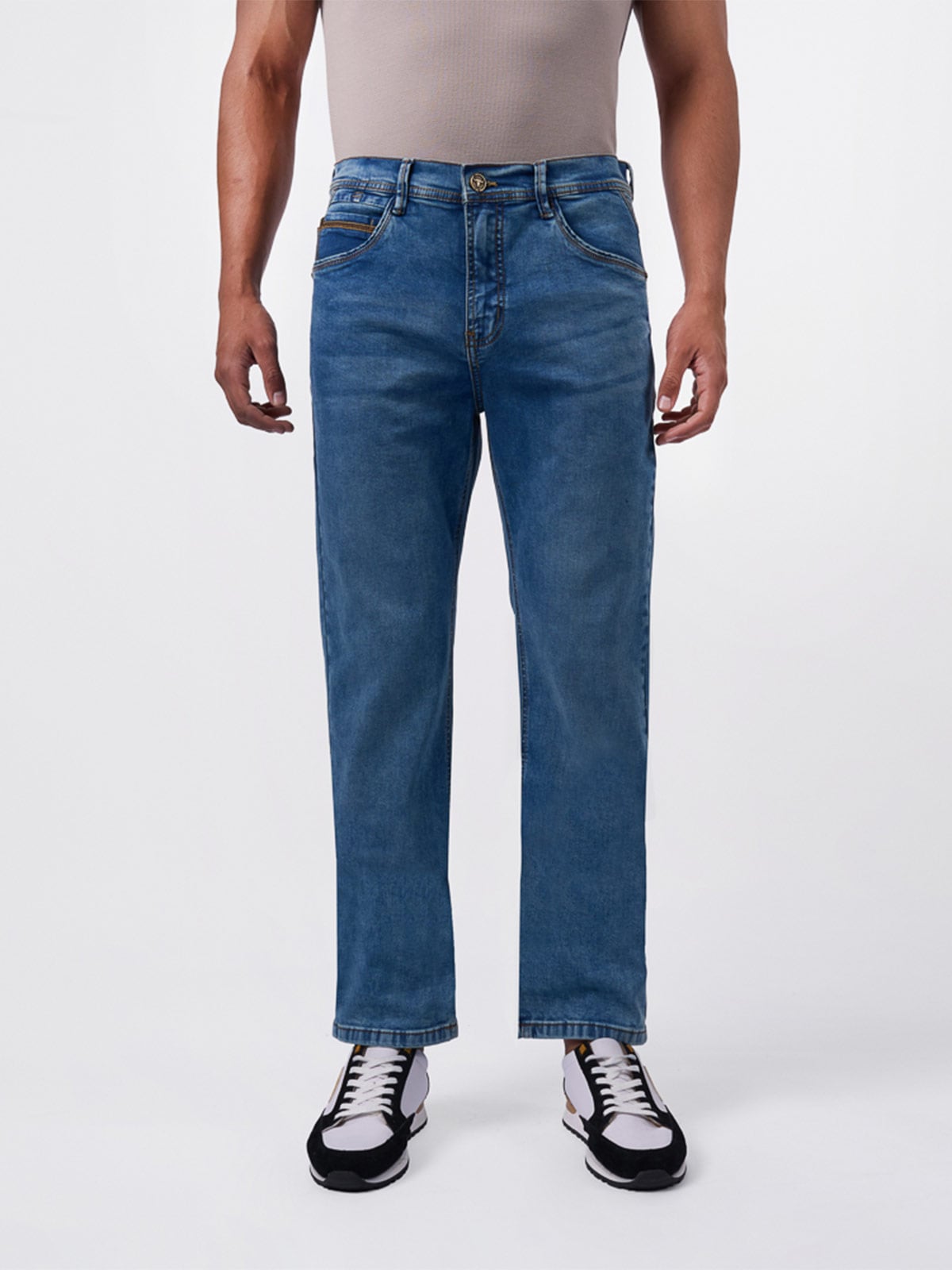 JEANS ALGODÓN REGULAR HOMBRE BRONCO BUFFON - 1