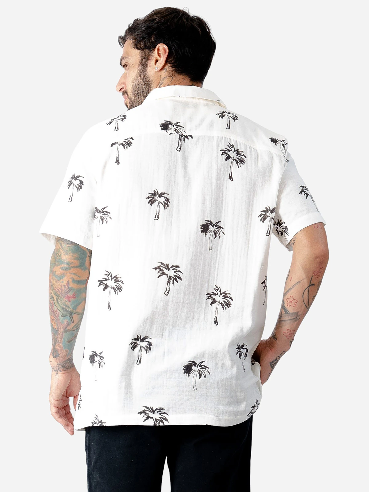 CAMISA MANGA CORTA ALGODÓN HOMBRE WOALLANCE JAMAICA - 2