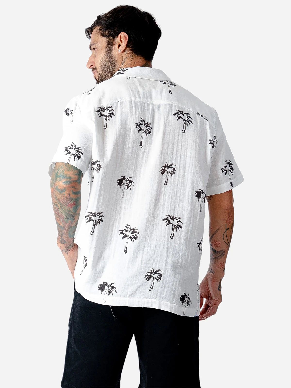 CAMISA MANGA CORTA ALGODÓN HOMBRE WOALLANCE JAMAICA - 2