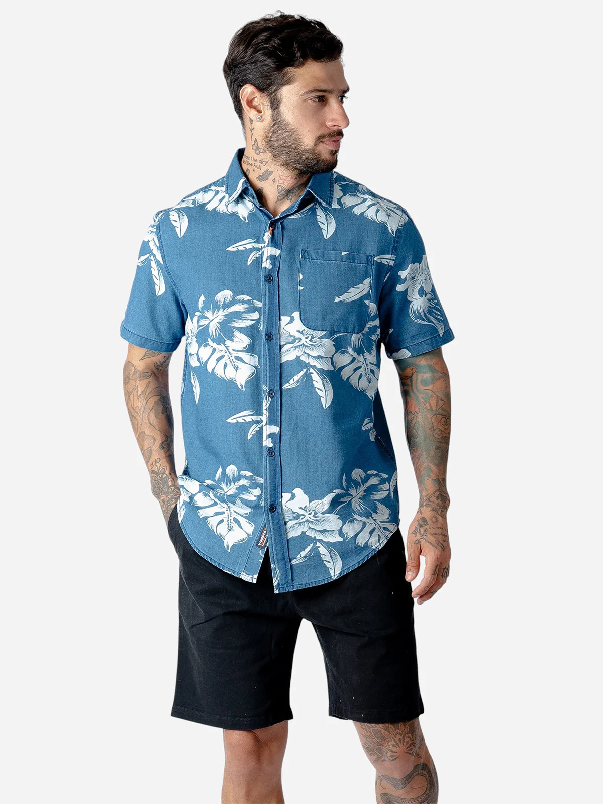 CAMISA MANGA CORTA ALGODÓN HOMBRE WOALLANCE TURQUIA - 3