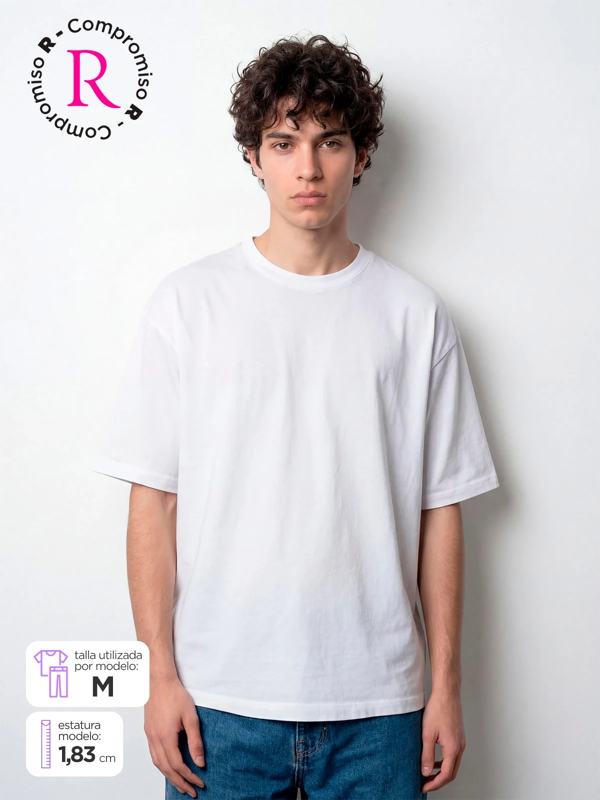 POLO MANGA CORTA INDEX HOMBRE OVERSIZE - 1