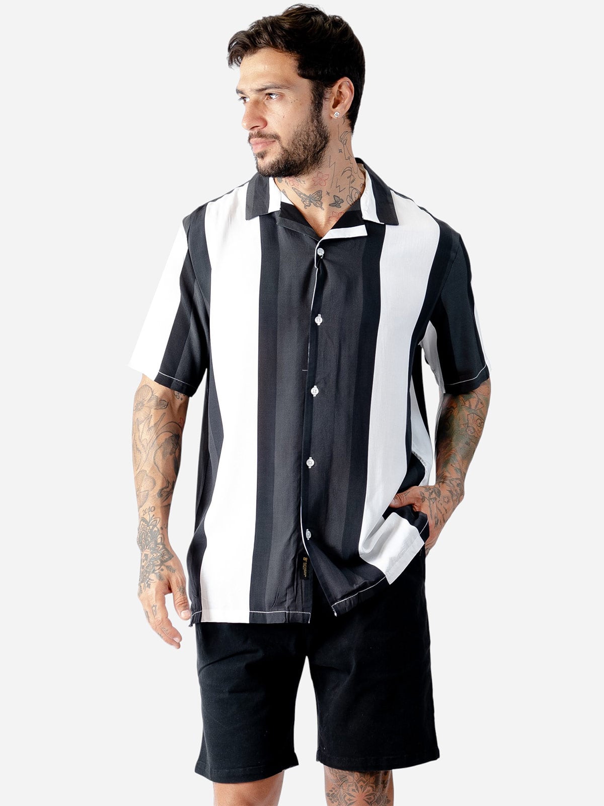 CAMISA MANGA CORTA ALGODÓN HOMBRE BLACKOUT - 3