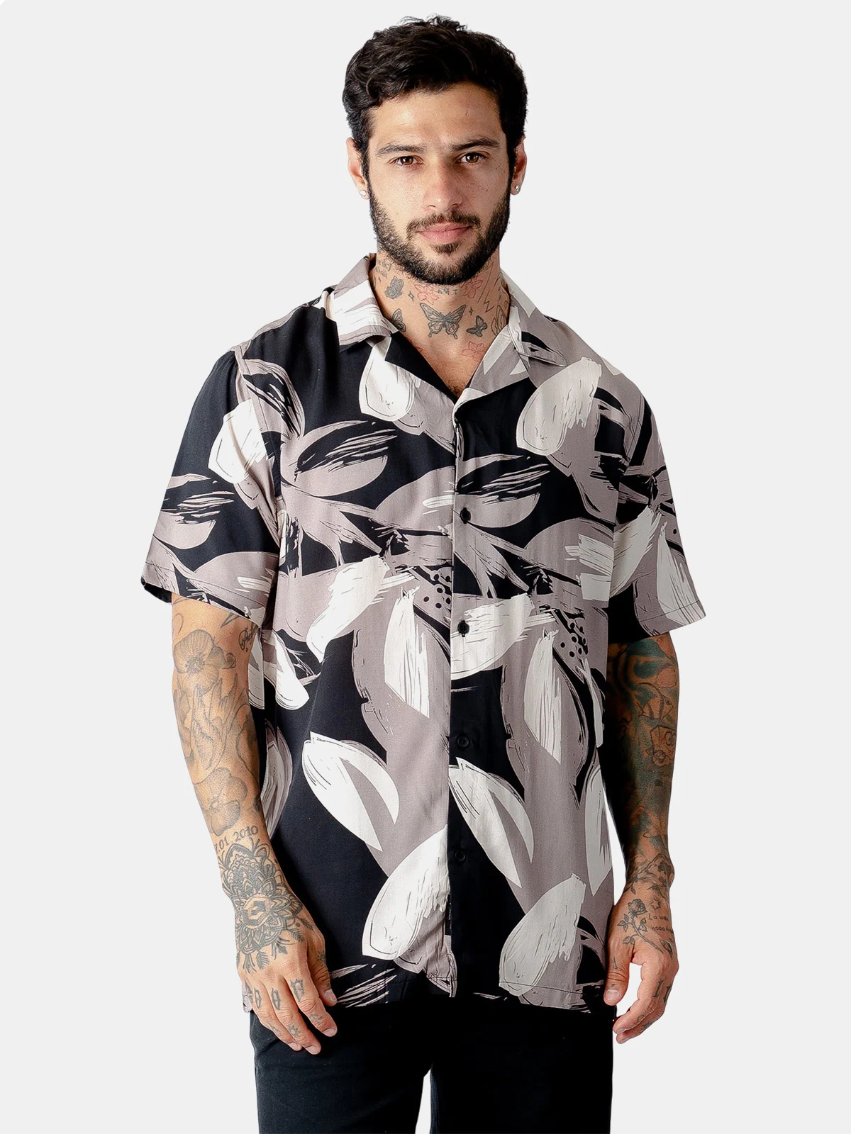 CAMISA MANGA CORTA ALGODÓN HOMBRE BLACKOUT - 1