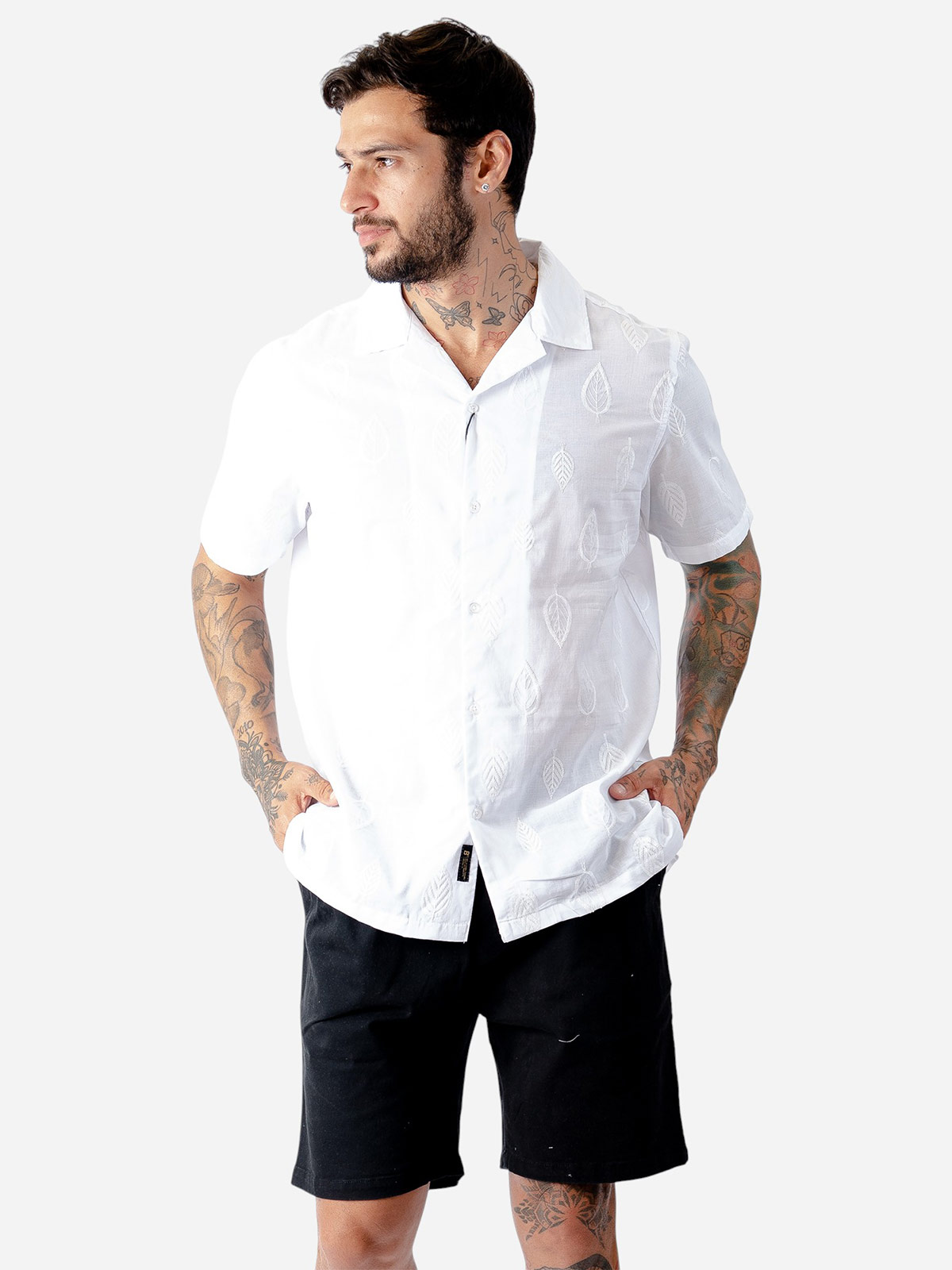 CAMISA MANGA CORTA ALGODÓN HOMBRE BLACKOUT - 3