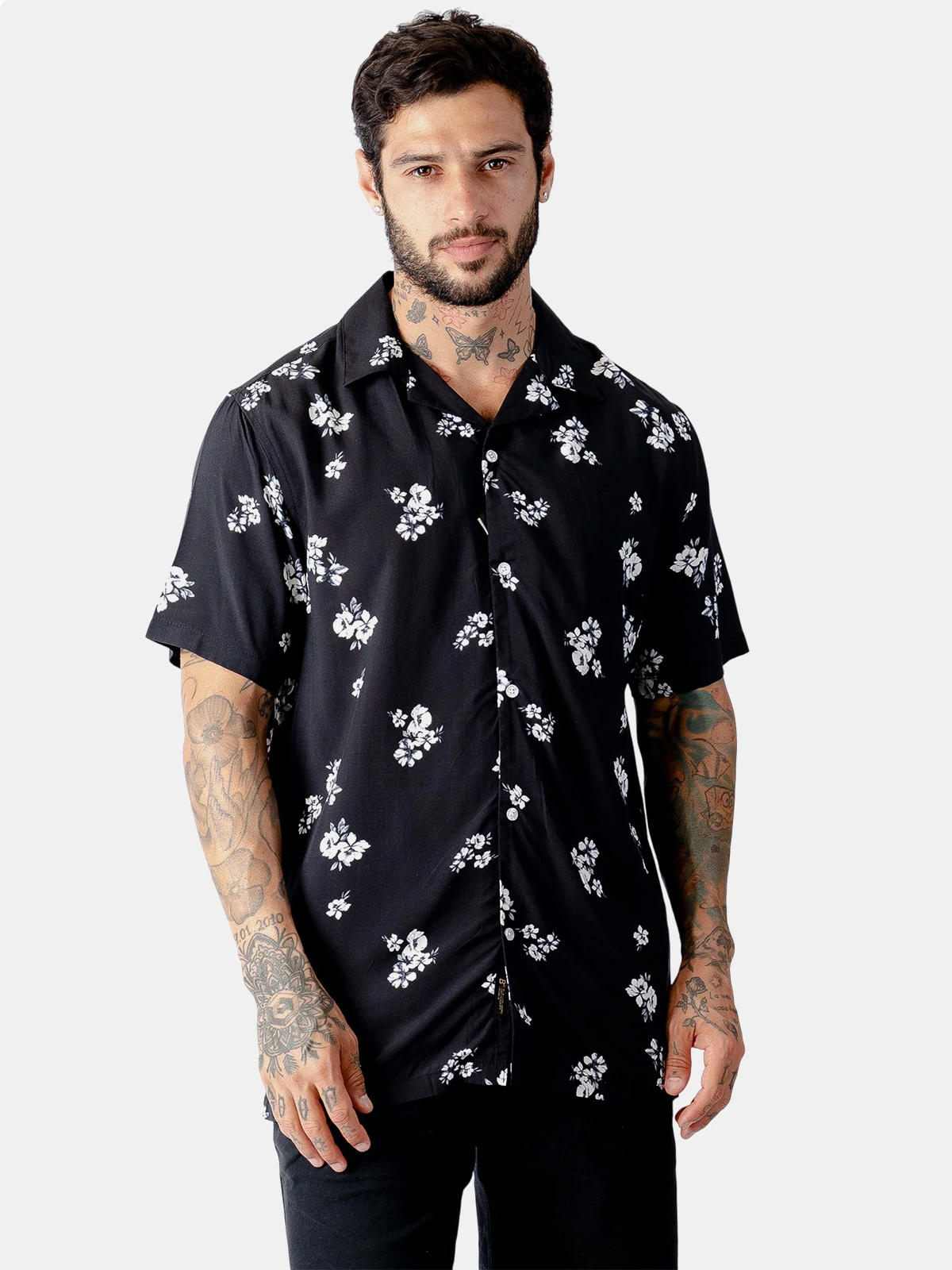 CAMISA MANGA CORTA ALGODÓN HOMBRE BLACKOUT - 1