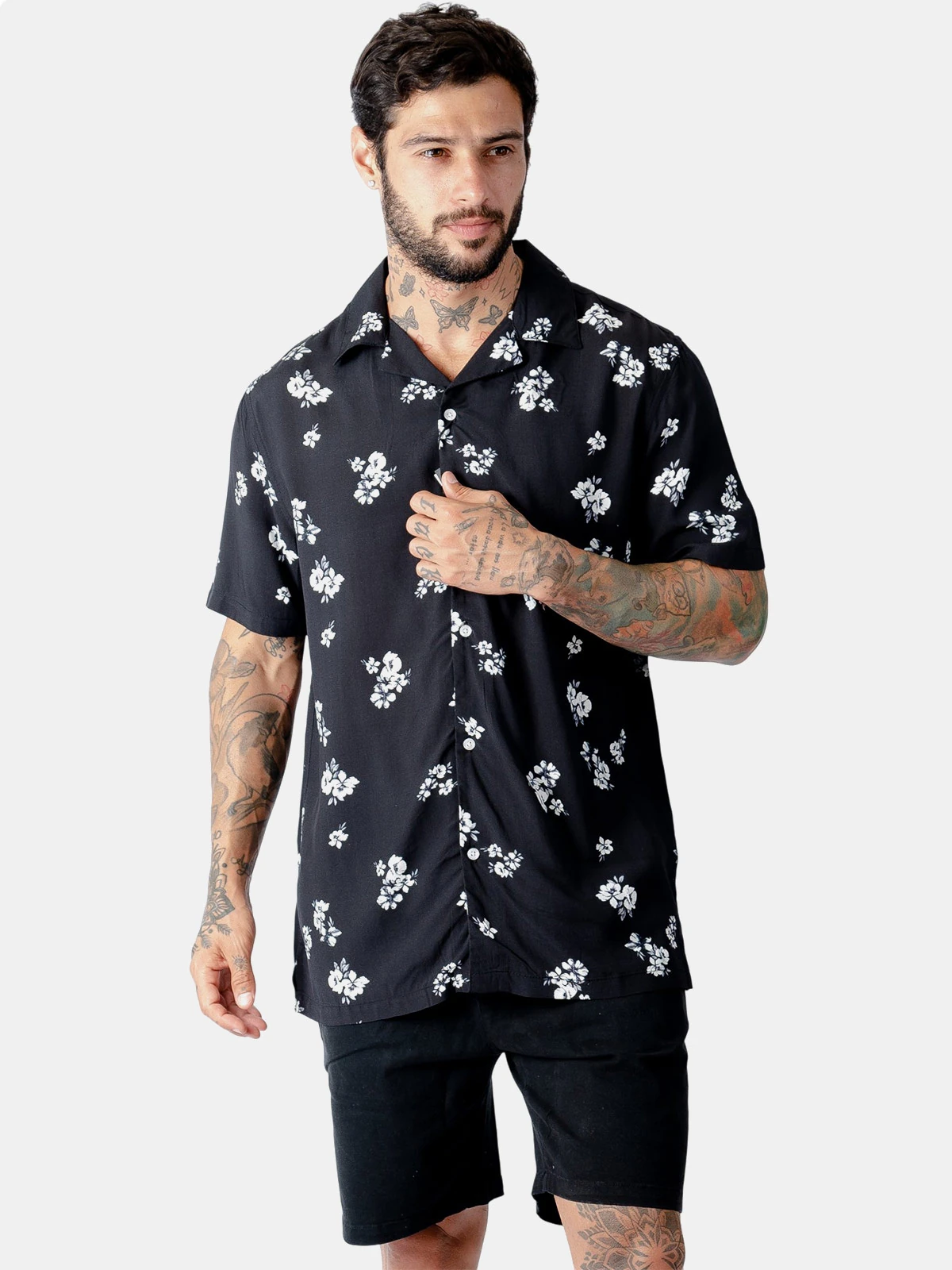 CAMISA MANGA CORTA ALGODÓN HOMBRE BLACKOUT - 3