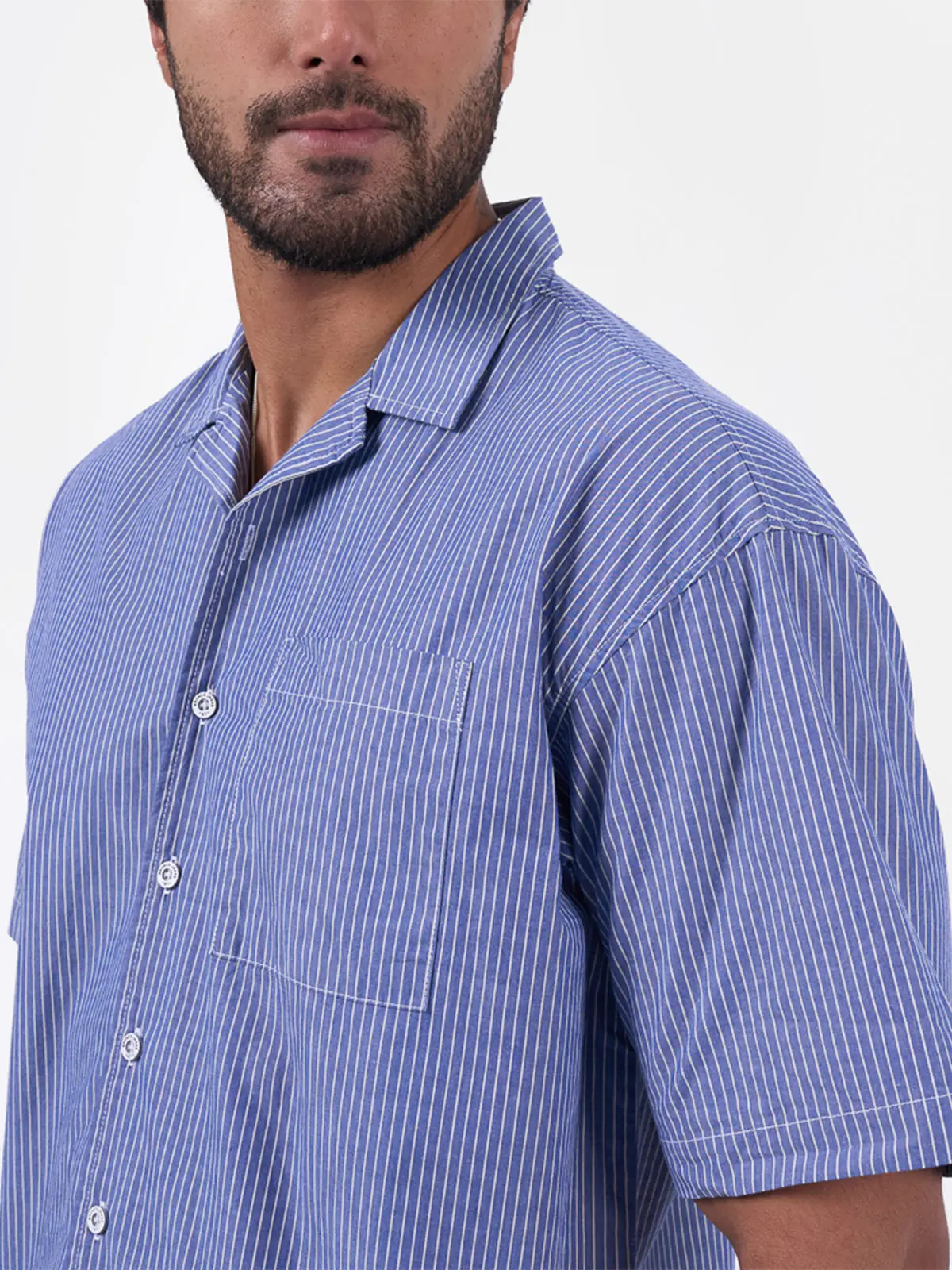 CAMISA MANGA CORTA ALGODÓN HOMBRE BRONCO GREYSON - 3