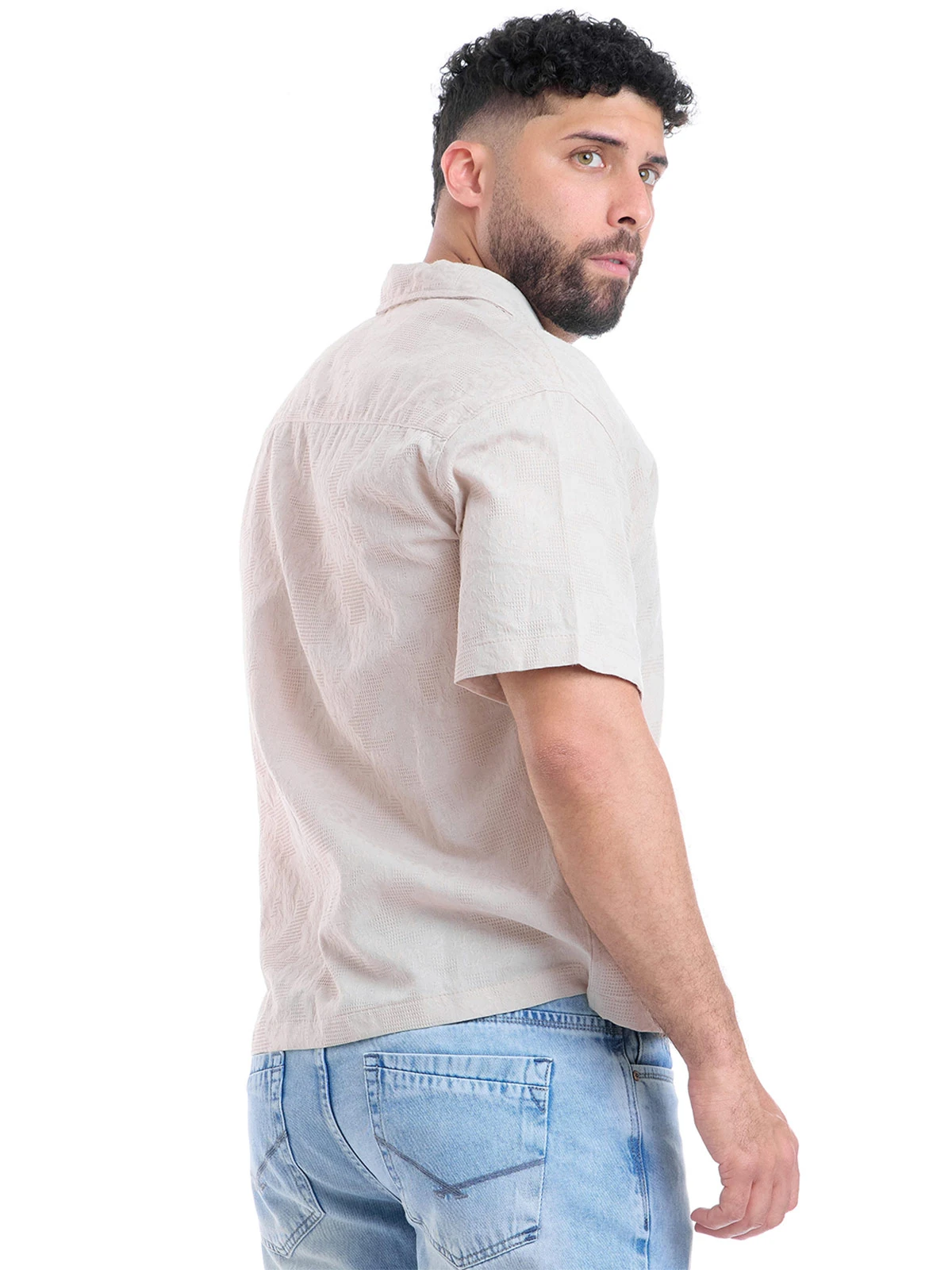 CAMISA MANGA CORTA ALGODÓN HOMBRE METAL JEANS ANTHONIO - 2