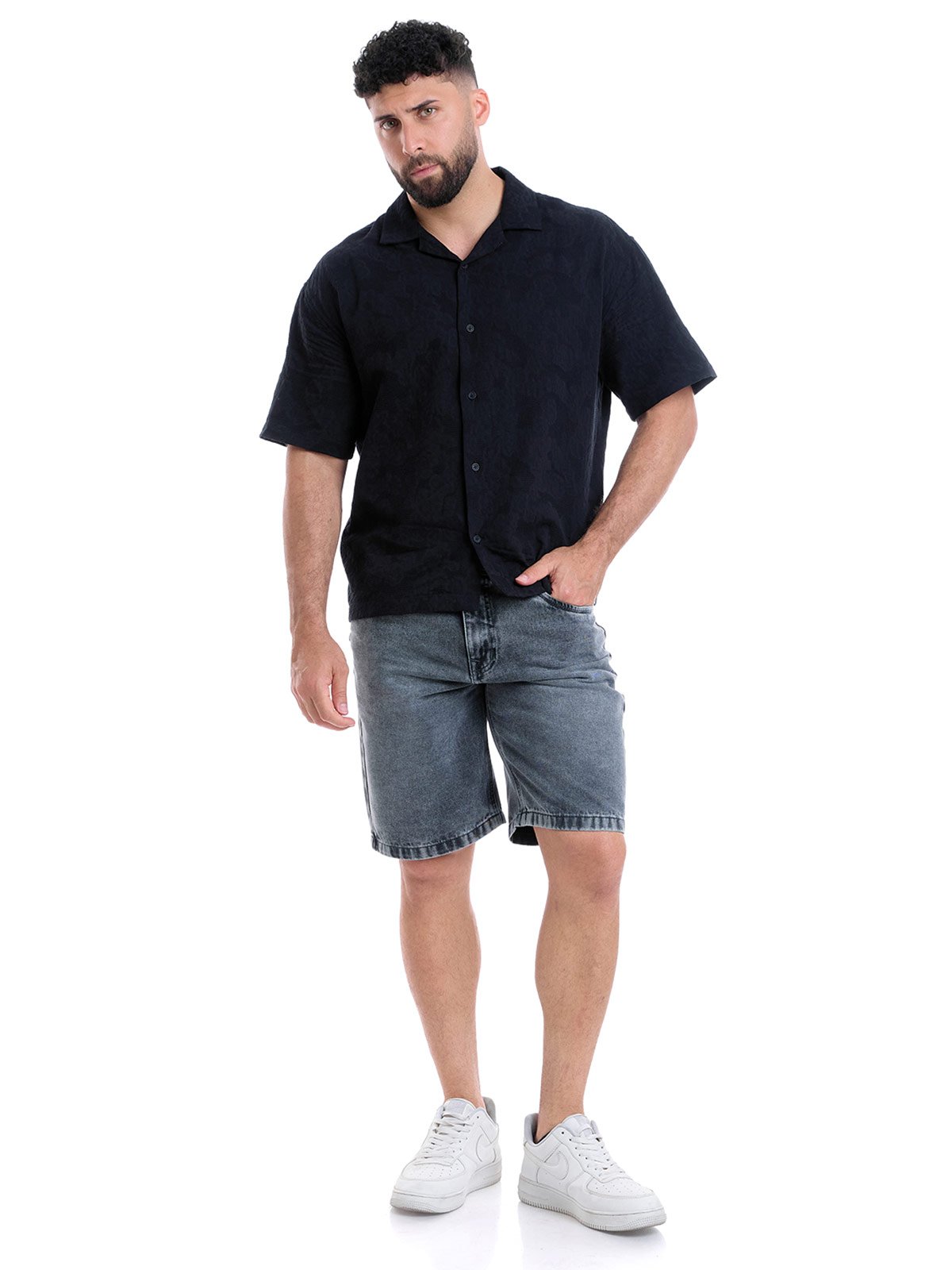 CAMISA MANGA CORTA ALGODÓN HOMBRE METAL JEANS ANTHONIO - 5