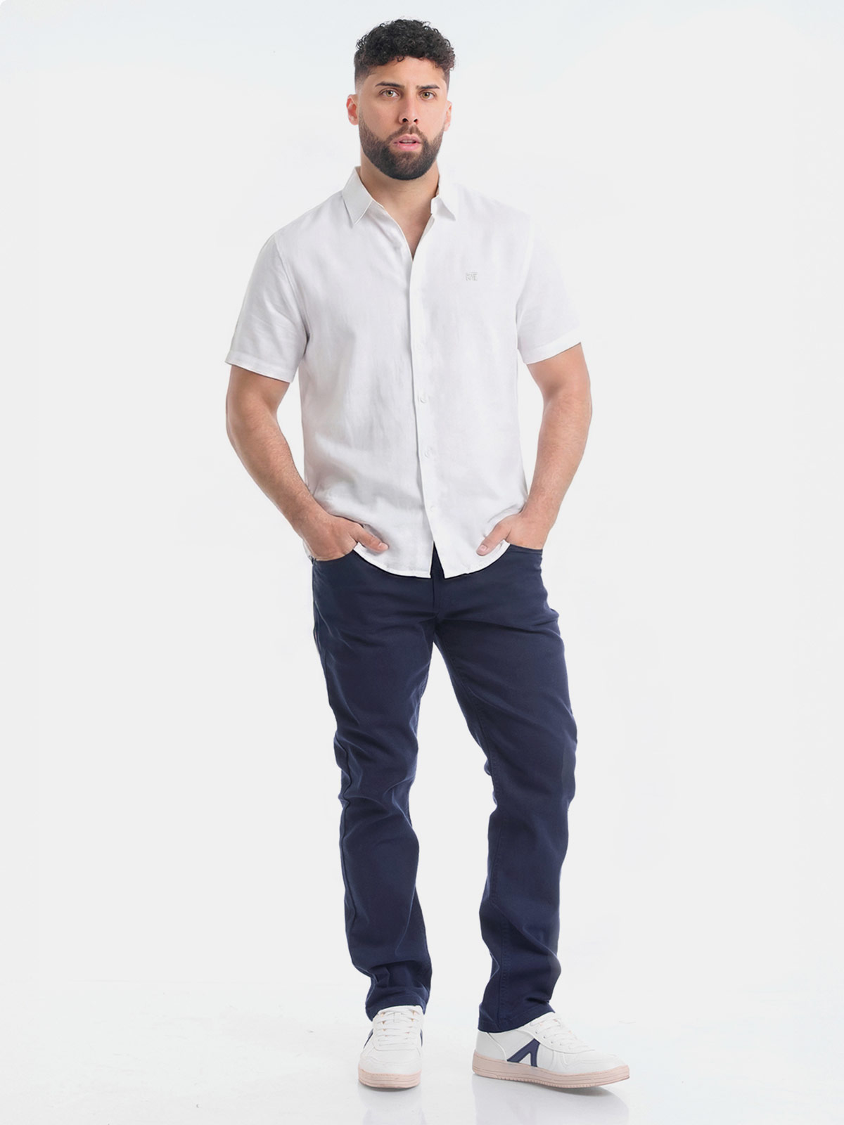 CAMISA MANGA CORTA ALGODÓN HOMBRE METAL JEANS HUGO - 3