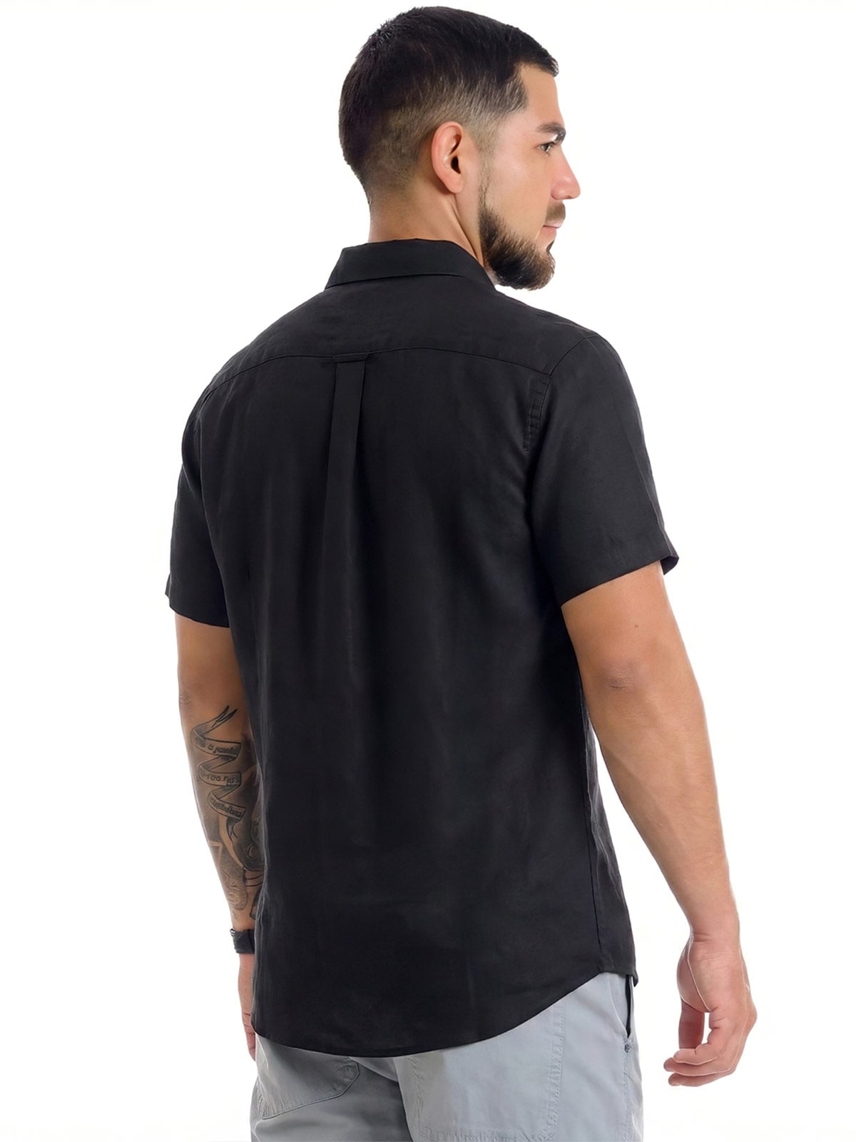 CAMISA MANGA CORTA ALGODÓN HOMBRE METAL JEANS HUGO - 2