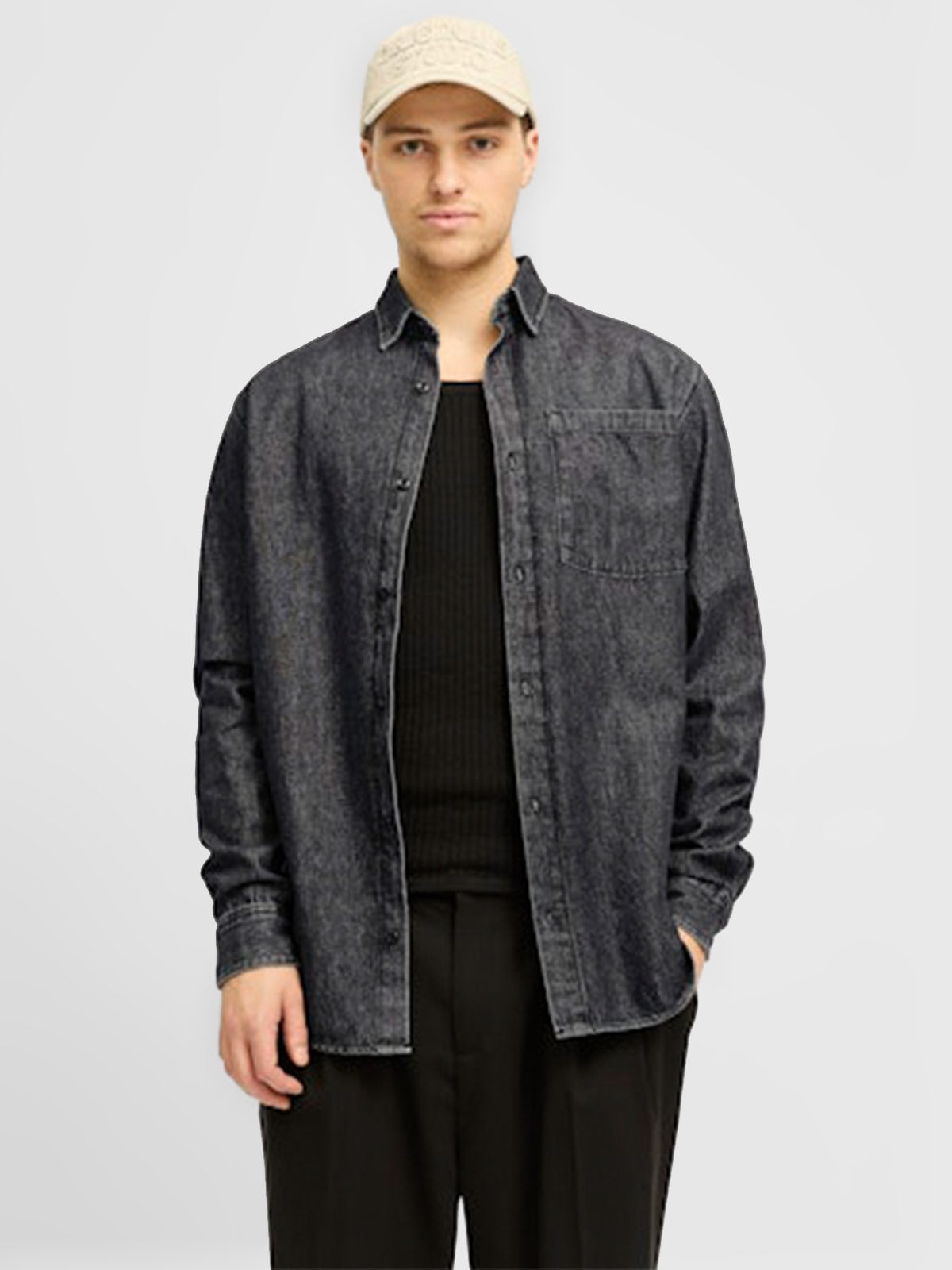 CAMISA MANGA LARGA ALGODÓN HOMBRE JACK & JONES - 1