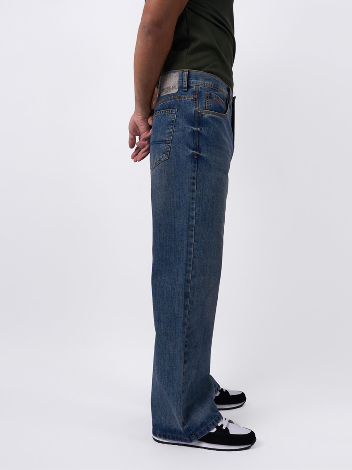 JEANS ALGODÓN LOOSE FLARE HOMBRE BRONCO BEELE - 3