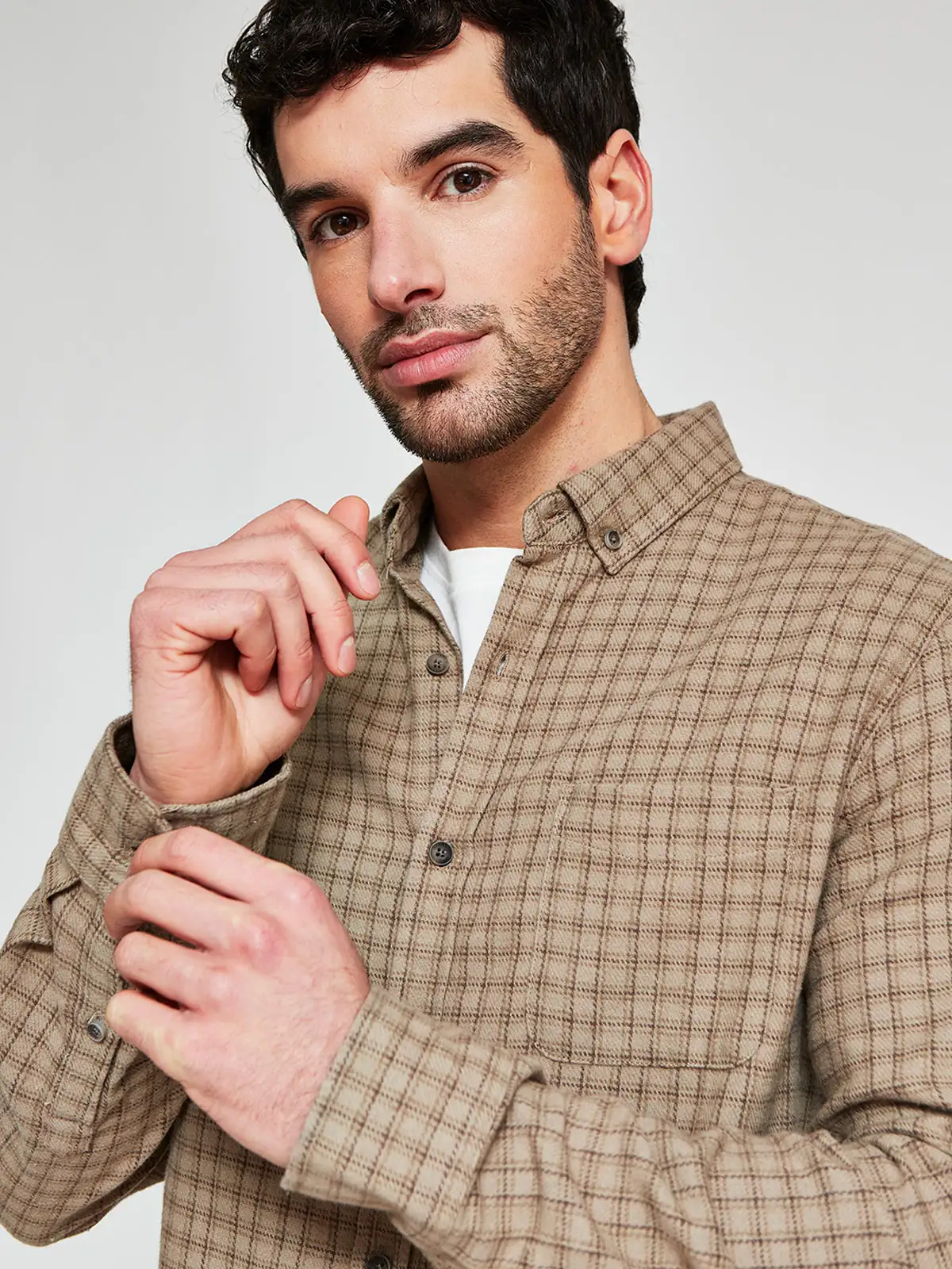 CAMISA MANGA LARGA ALGODÓN HOMBRE BARBADOS - 3