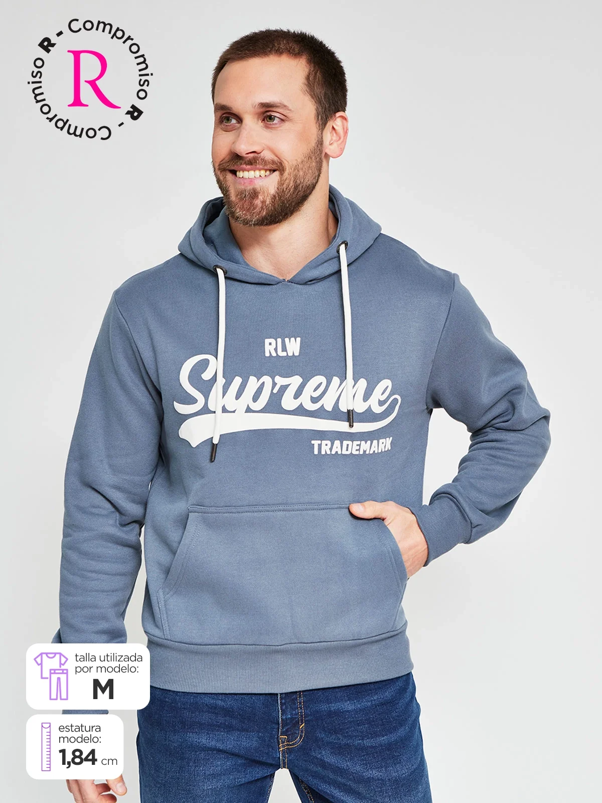 POLERA ALGODÓN HOMBRE ROBERT LEWIS - 1