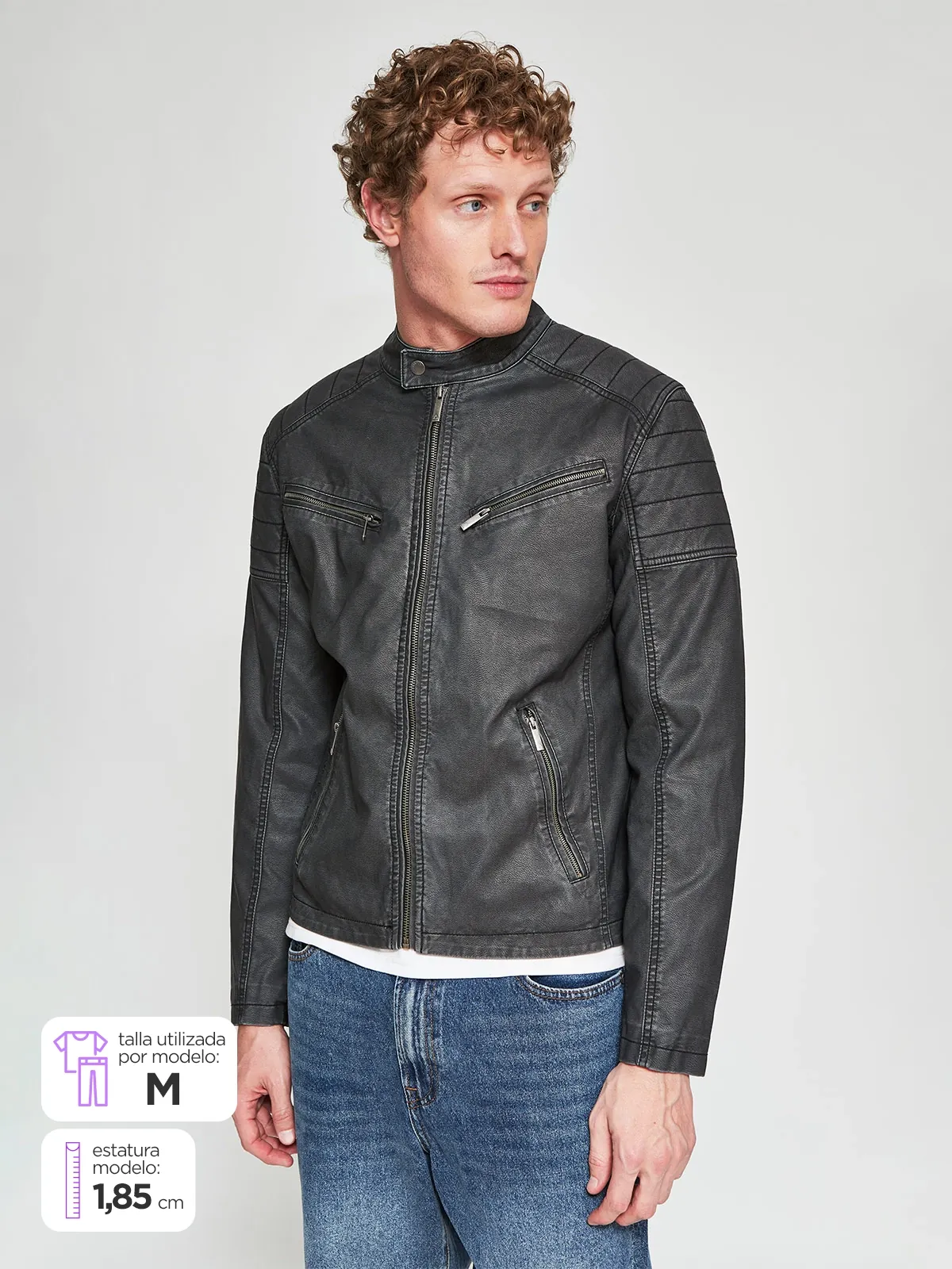 CASACA HOMBRE BARBADOS MOTO - 1