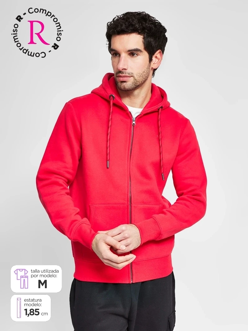 POLERA HOMBRE ROBERT LEWIS FULL ZIPPER TEXAS - 1