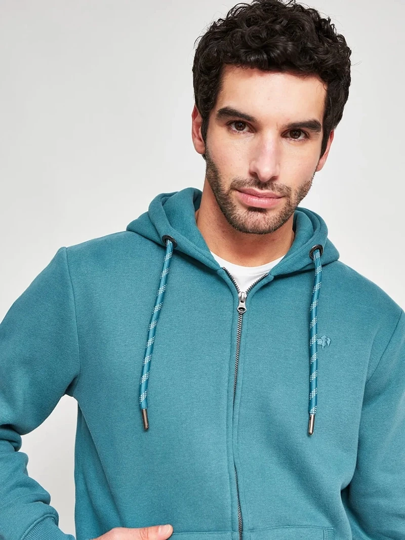 POLERA HOMBRE ROBERT LEWIS FULL ZIPPER TEXAS - 3