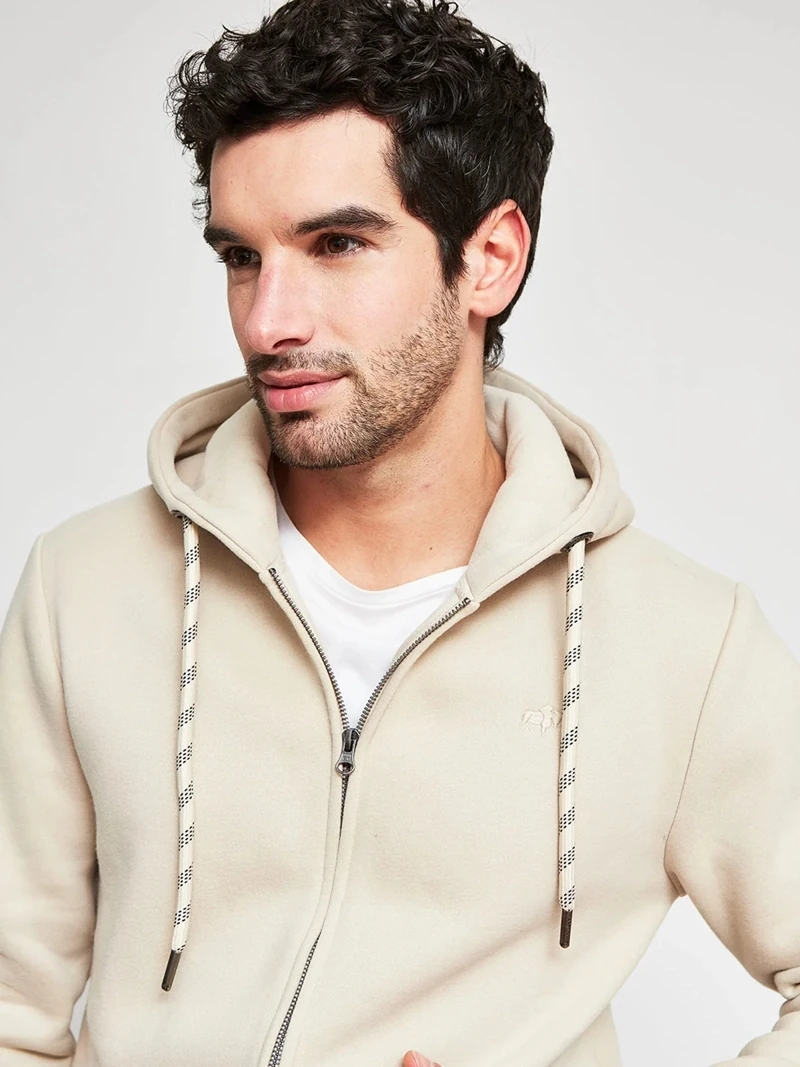 POLERA HOMBRE ROBERT LEWIS FULL ZIPPER TEXAS - 3