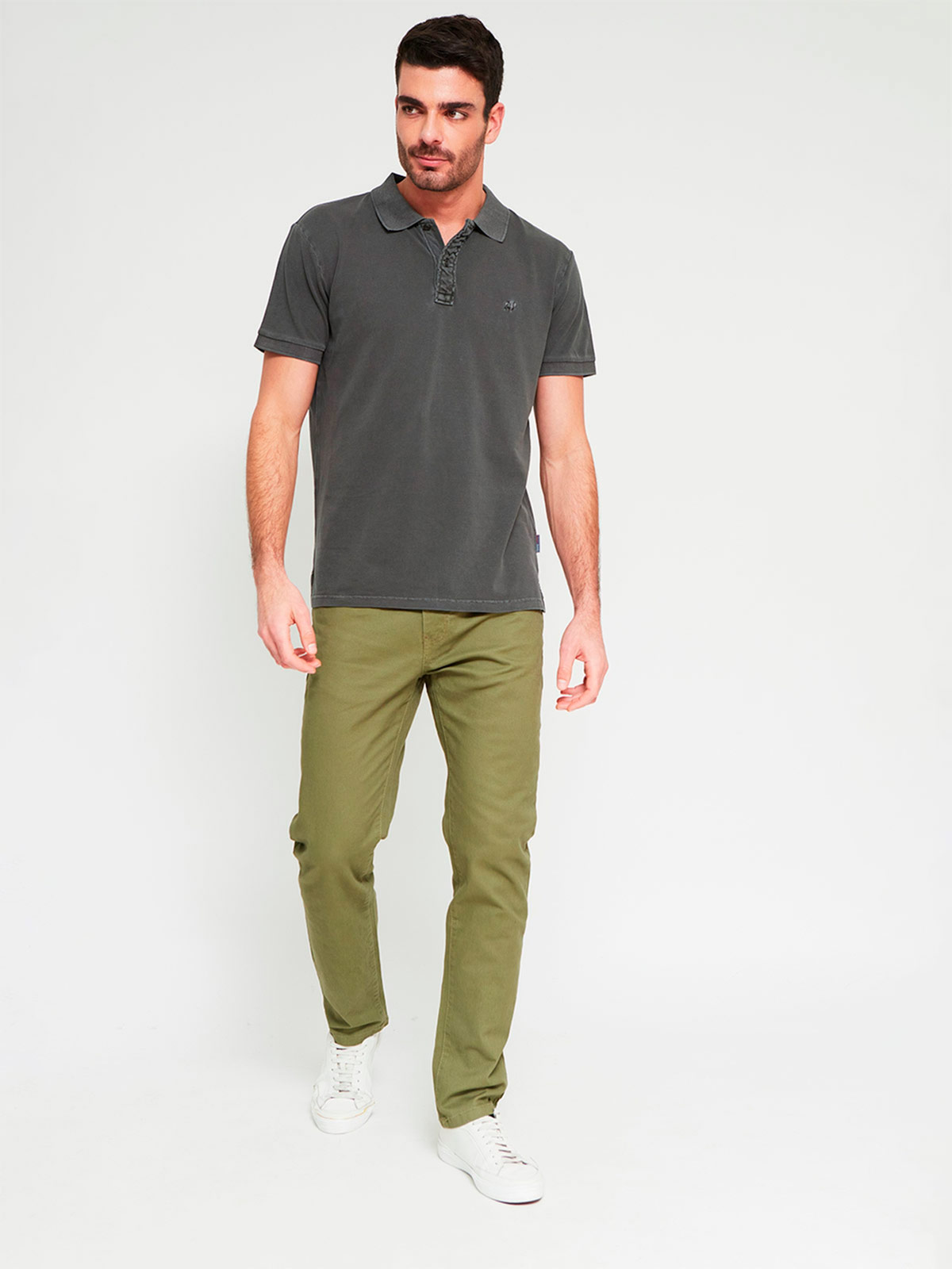 POLO MANGA CORTA ALGODÓN HOMBRE ROBERT LEWIS - 4