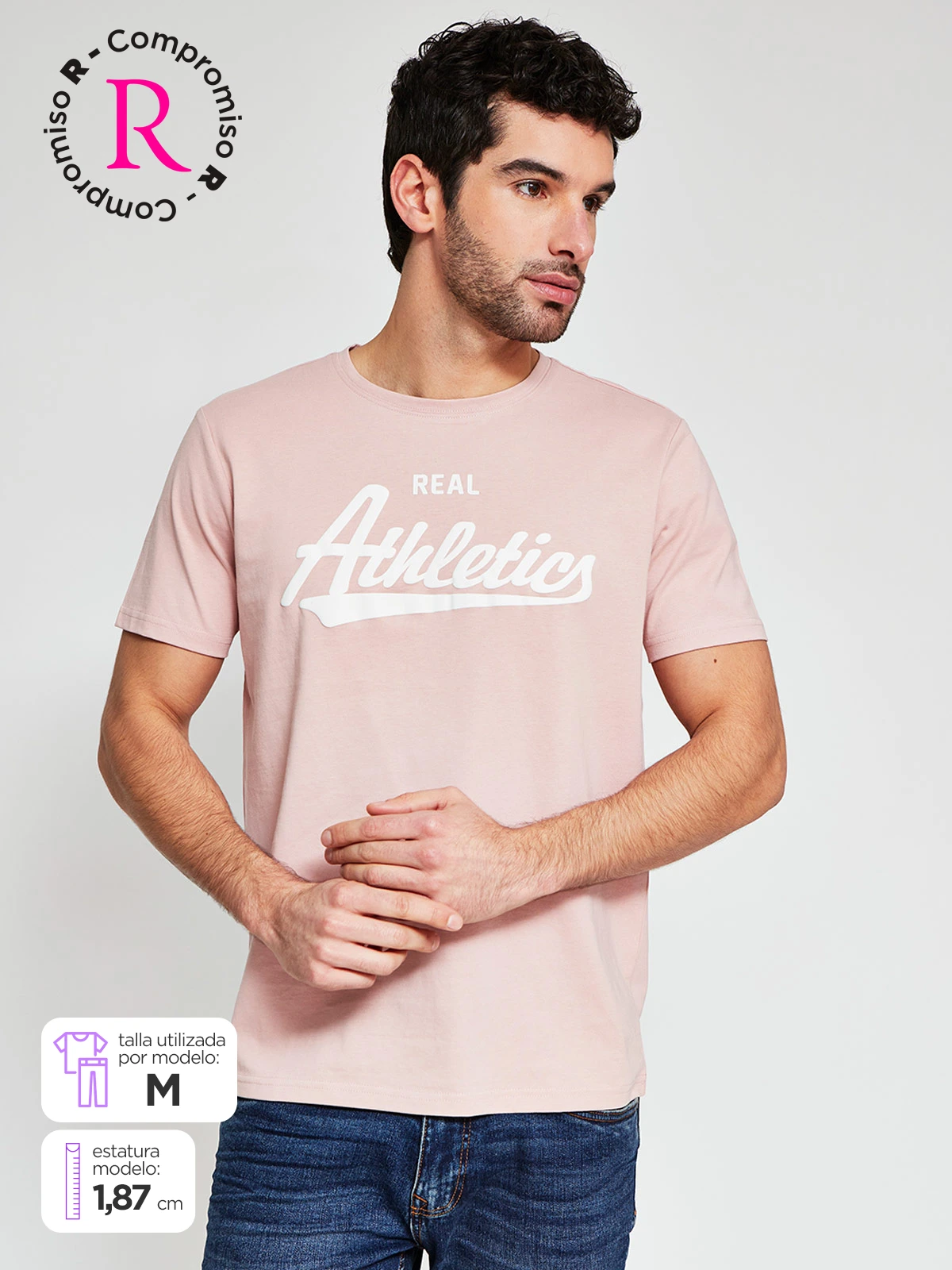 POLO MANGA CORTA ALGODÓN HOMBRE ROBERT LEWIS - 1