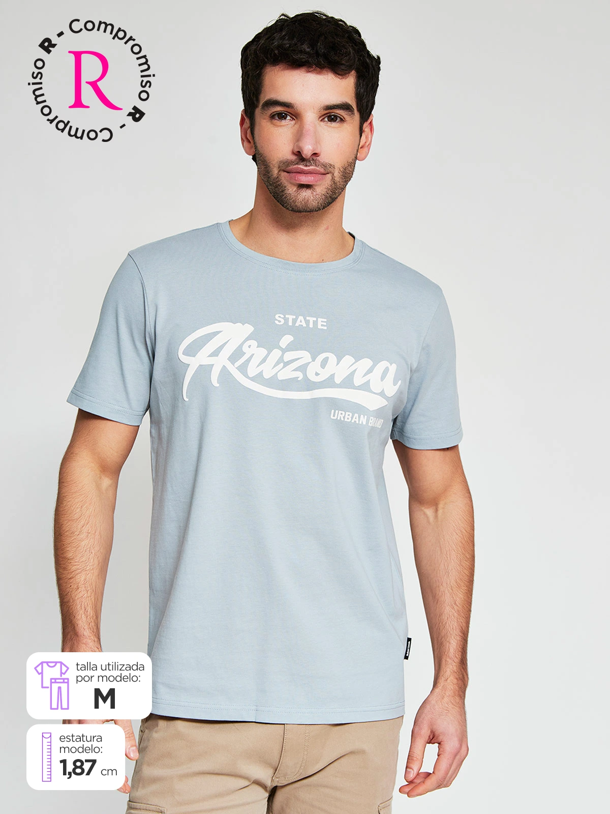 POLO MANGA CORTA ALGODÓN HOMBRE ROBERT LEWIS - 1