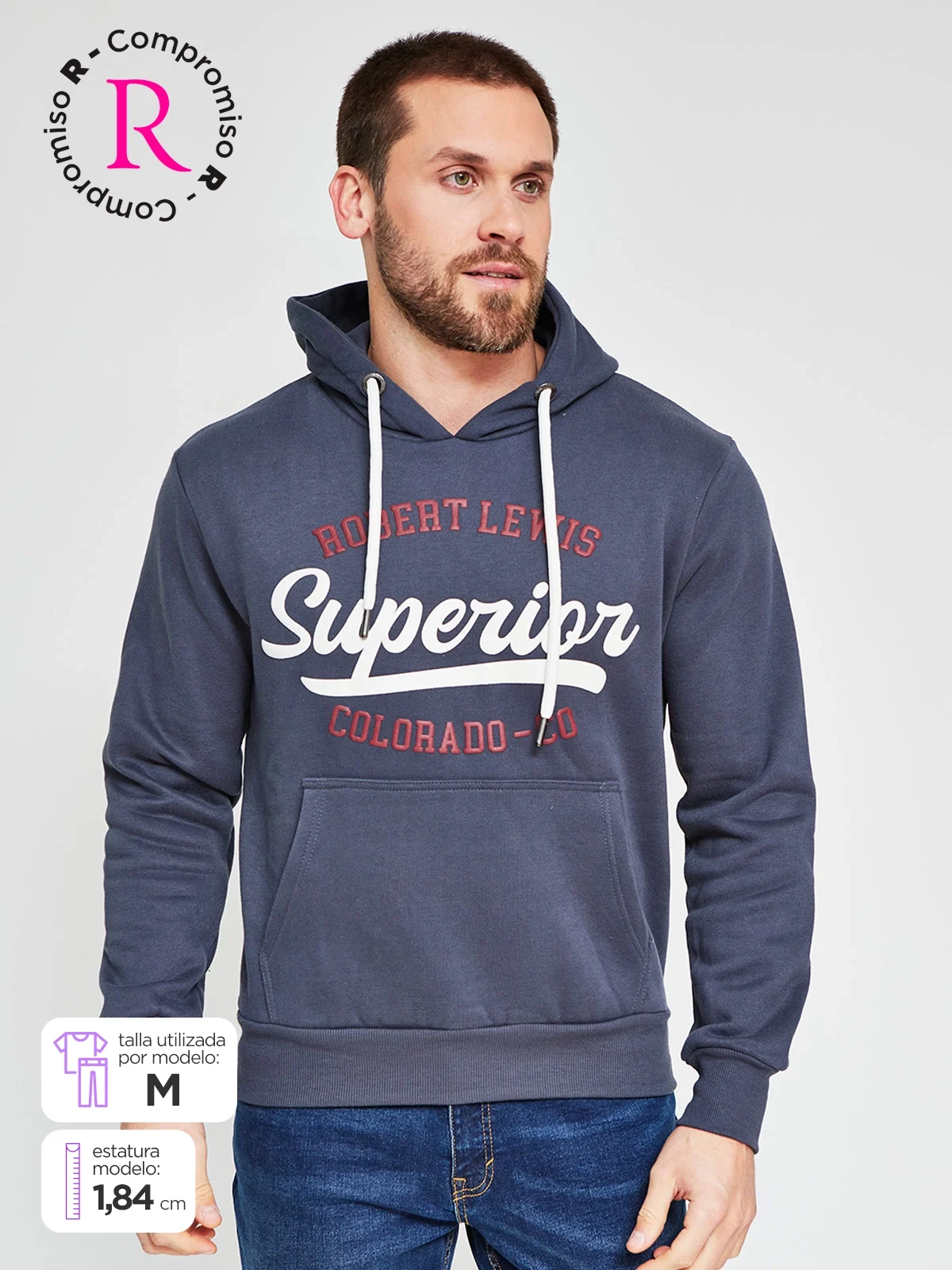 POLERA ALGODÓN HOMBRE ROBERT LEWIS - 1