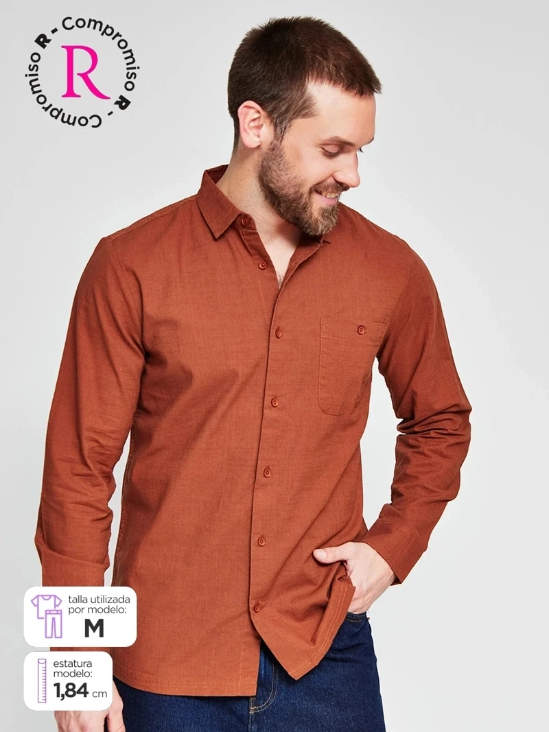 CAMISA MANGA LARGA ALGODÓN HOMBRE CLOUDBREAK - 1