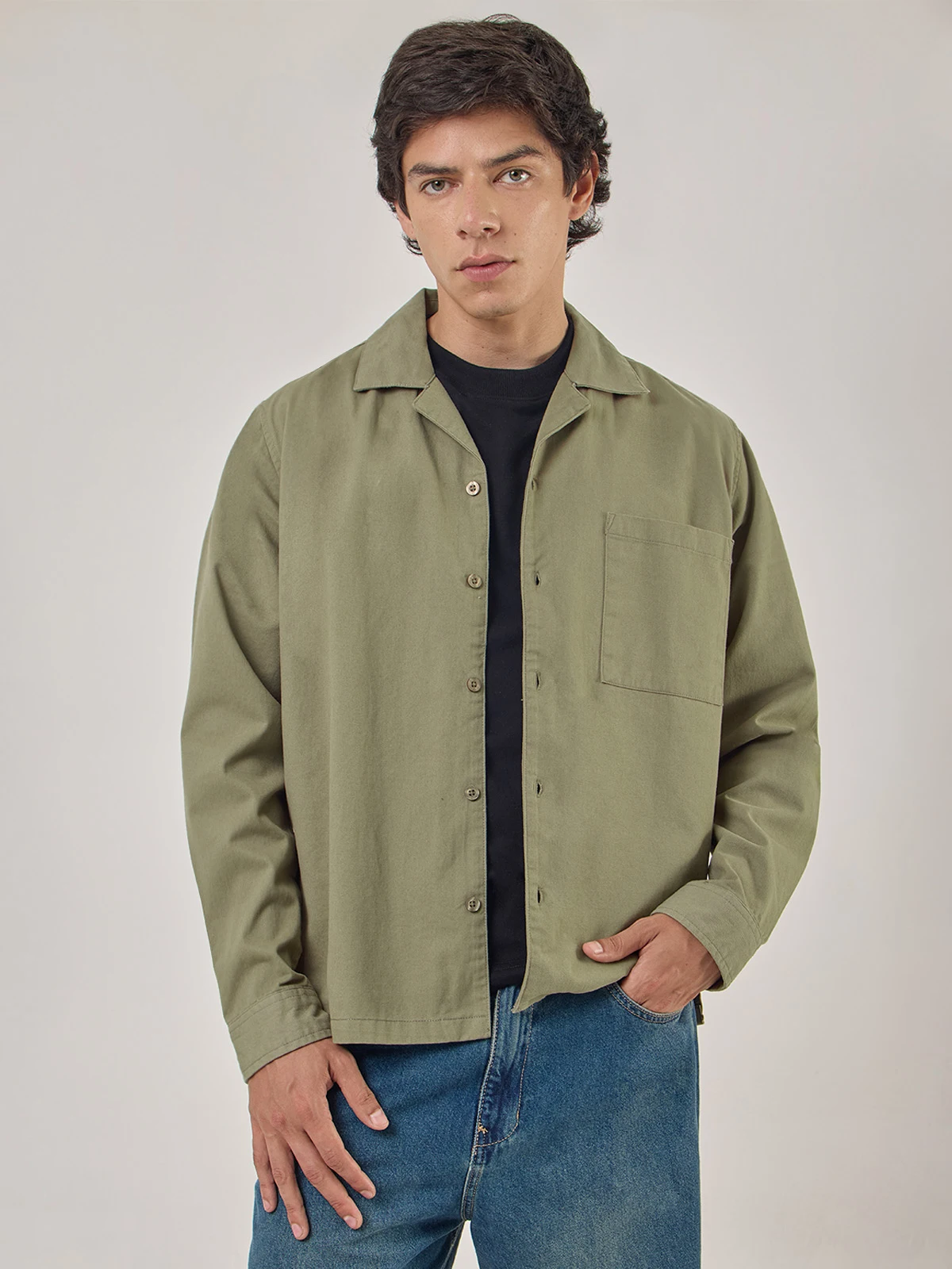 CAMISA MANGA LARGA ALGODÓN HOMBRE CLOUDBREAK - 1